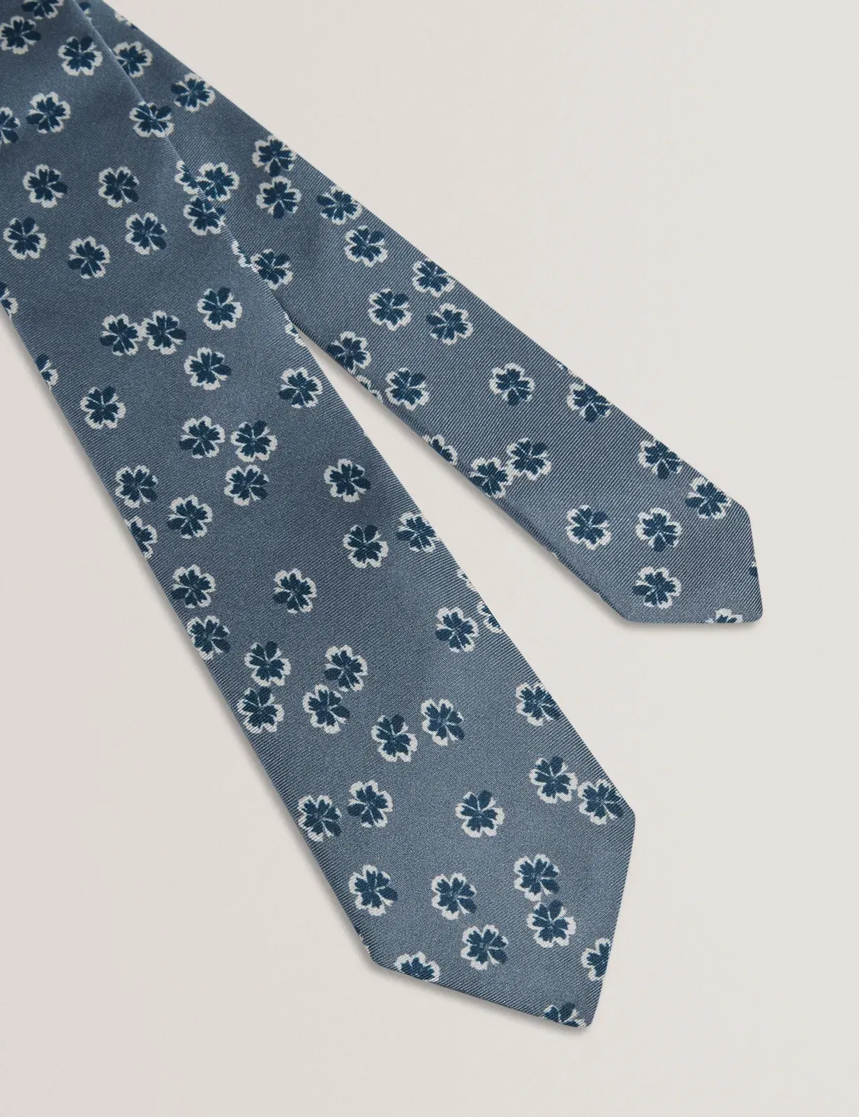 Ted Baker Raffeal Scattered Floral Print Silk Tie