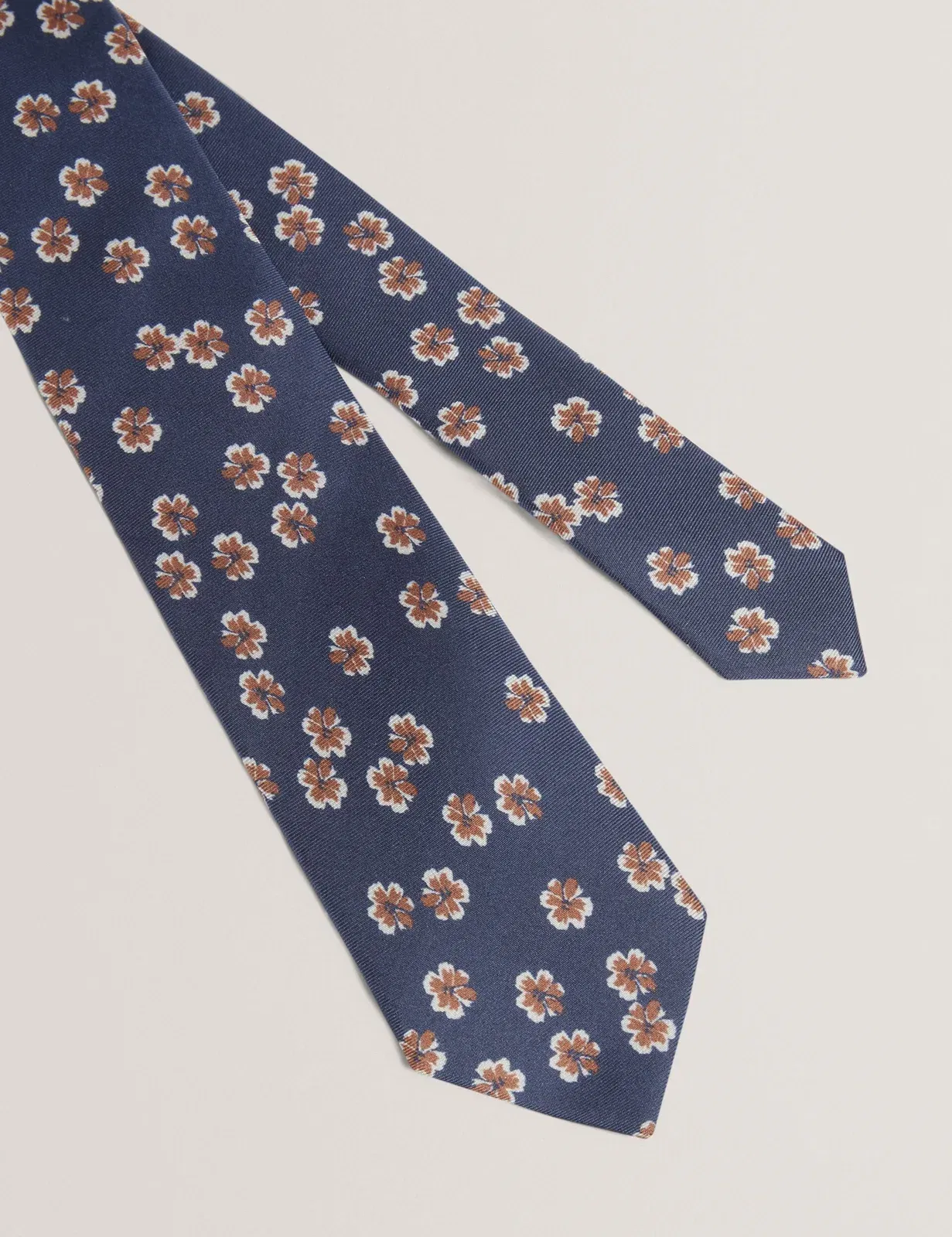 Ted Baker Raffeal Scattered Floral Print Silk Tie
