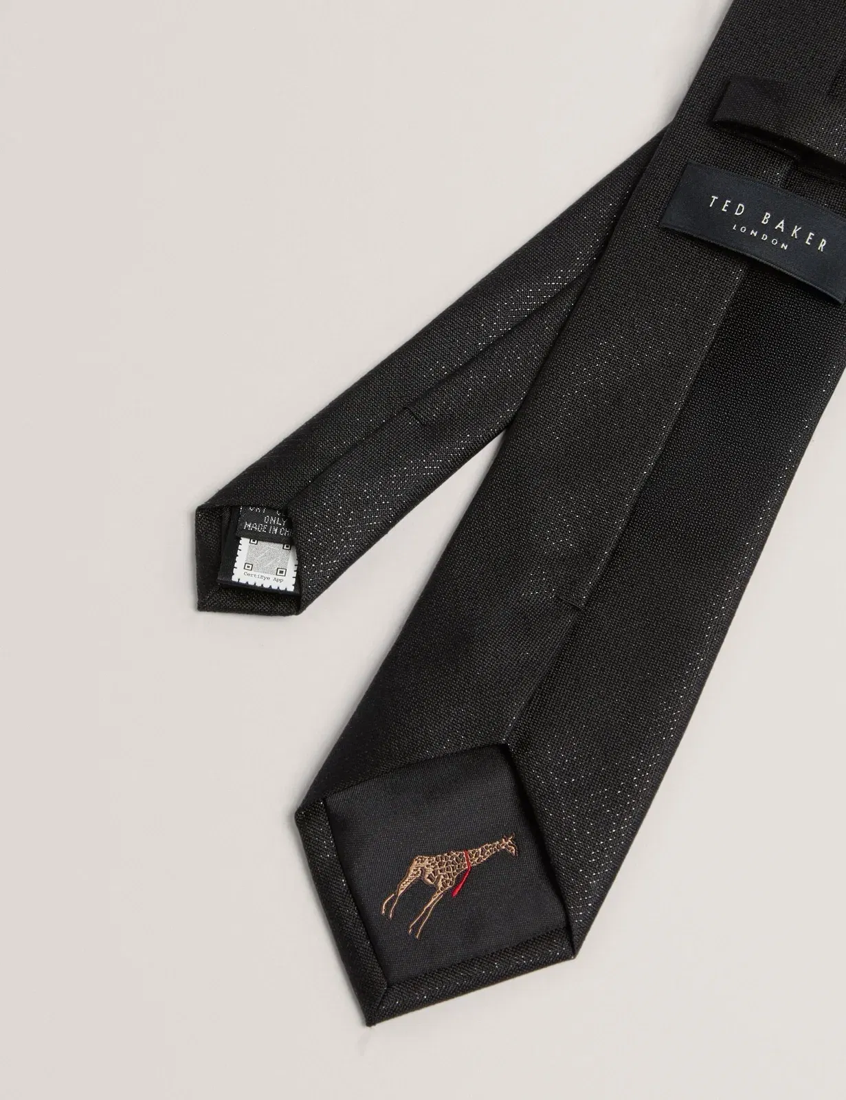 Ted Baker Einar Glitter Thread Silk Blend Tie