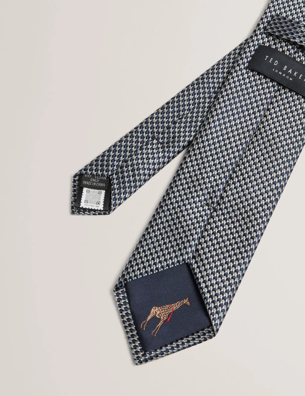 Ted Baker Dimos Micro Diamond Silk Satin Tie