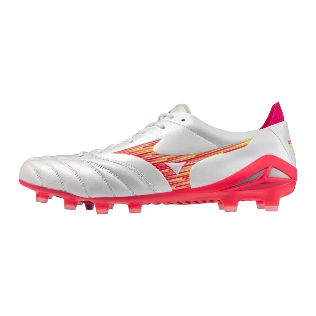 Mizuno Morelia Neo Iv Elite Fg Firm Ground Kl Soccer Cleat White Pink Tetra