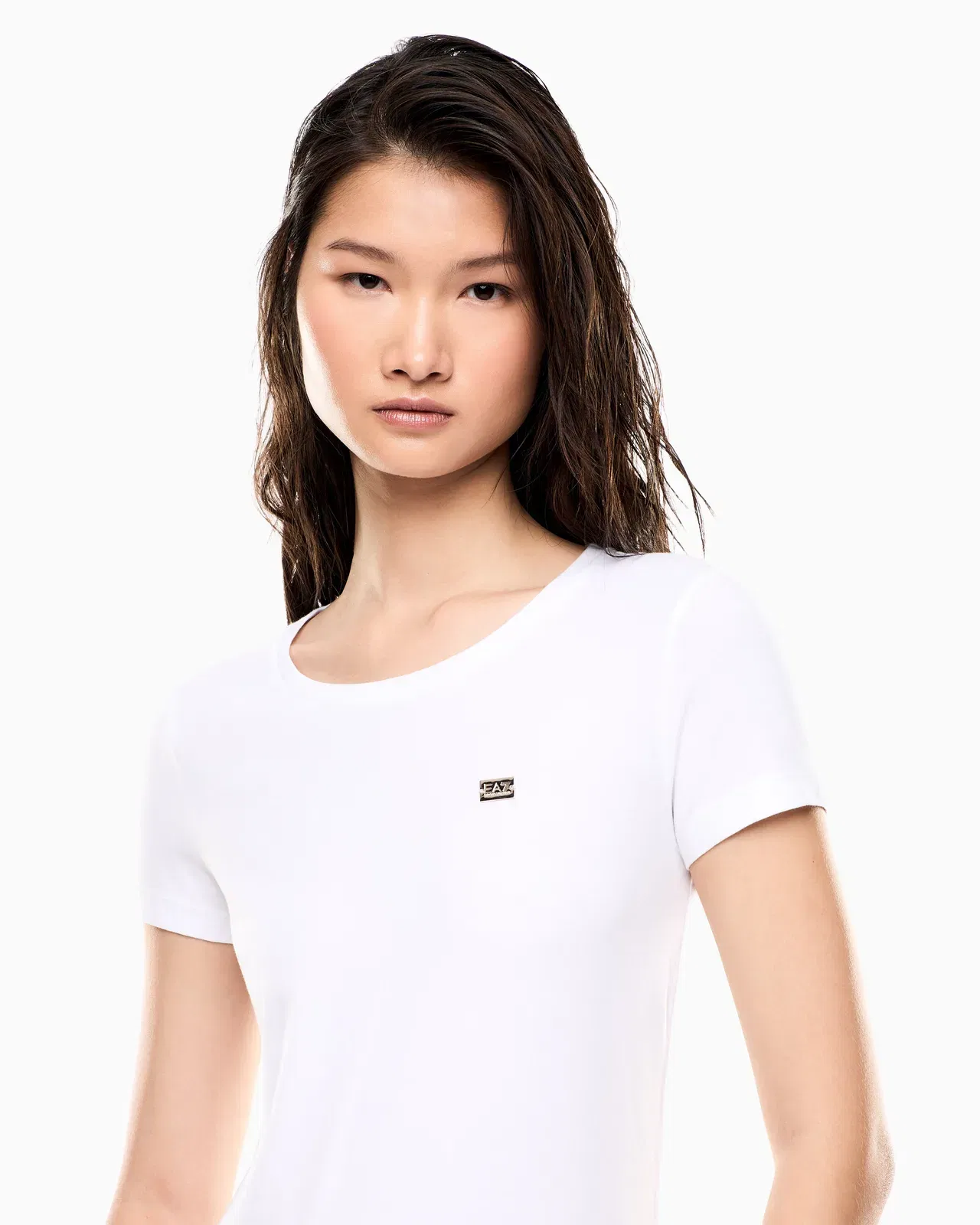 EA7 Slim fit T-shirt Core Lady in cotton jersey