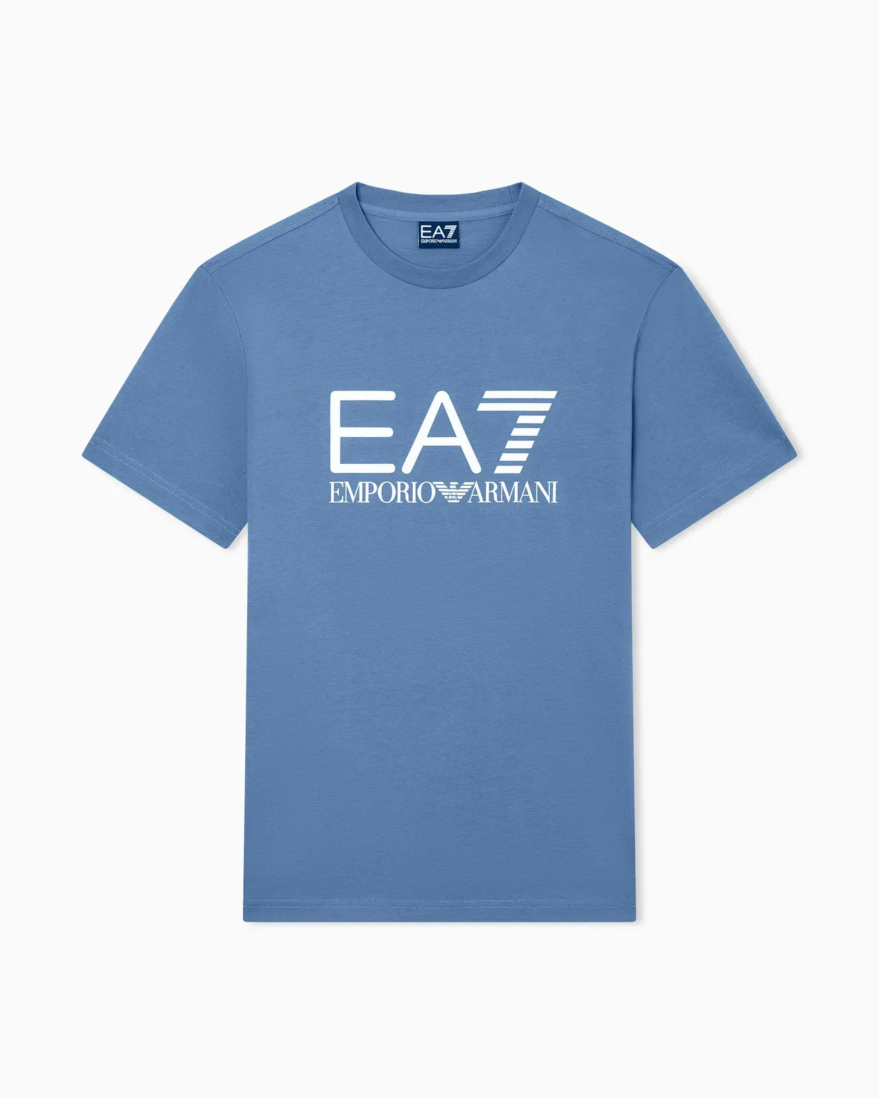 EA7 Slim-fit t-shirt Core Identity in cotton with big logo