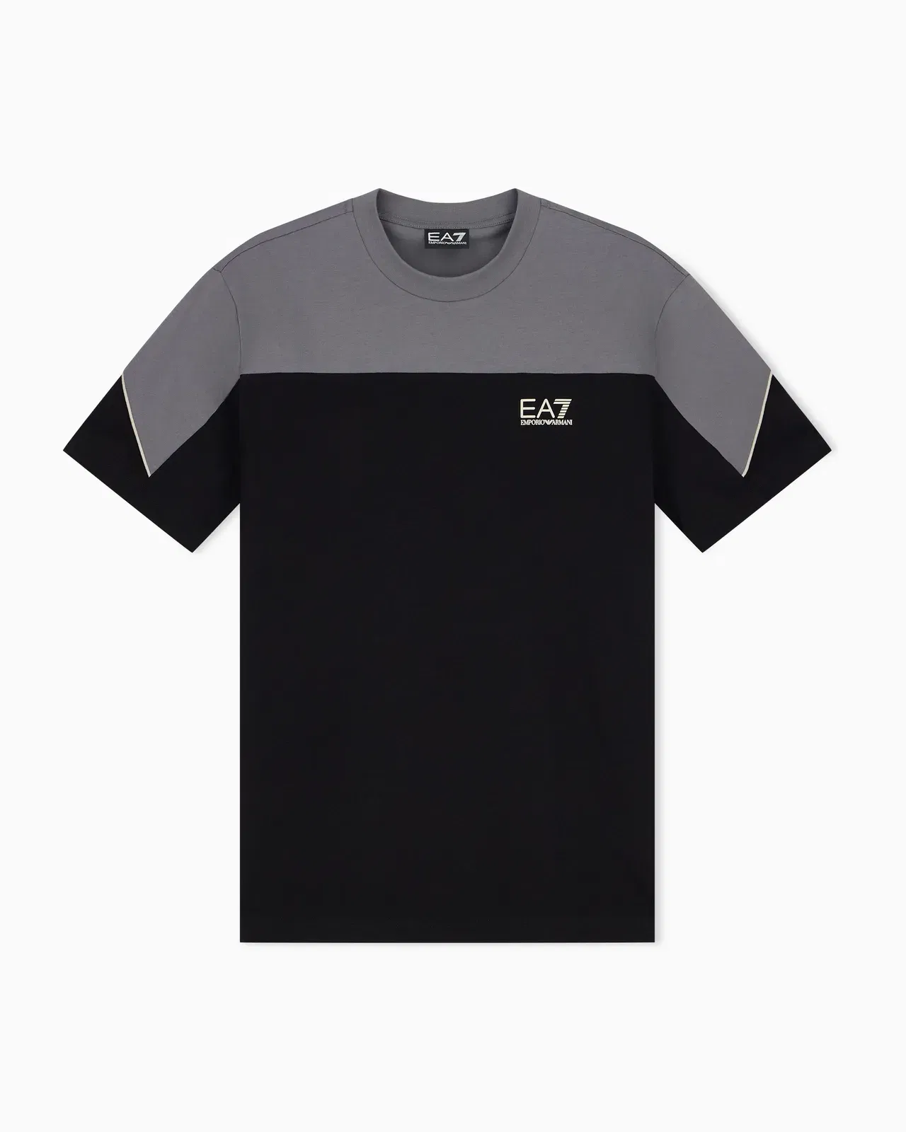 EA7 Regular fit t-shirt in cotton jersey