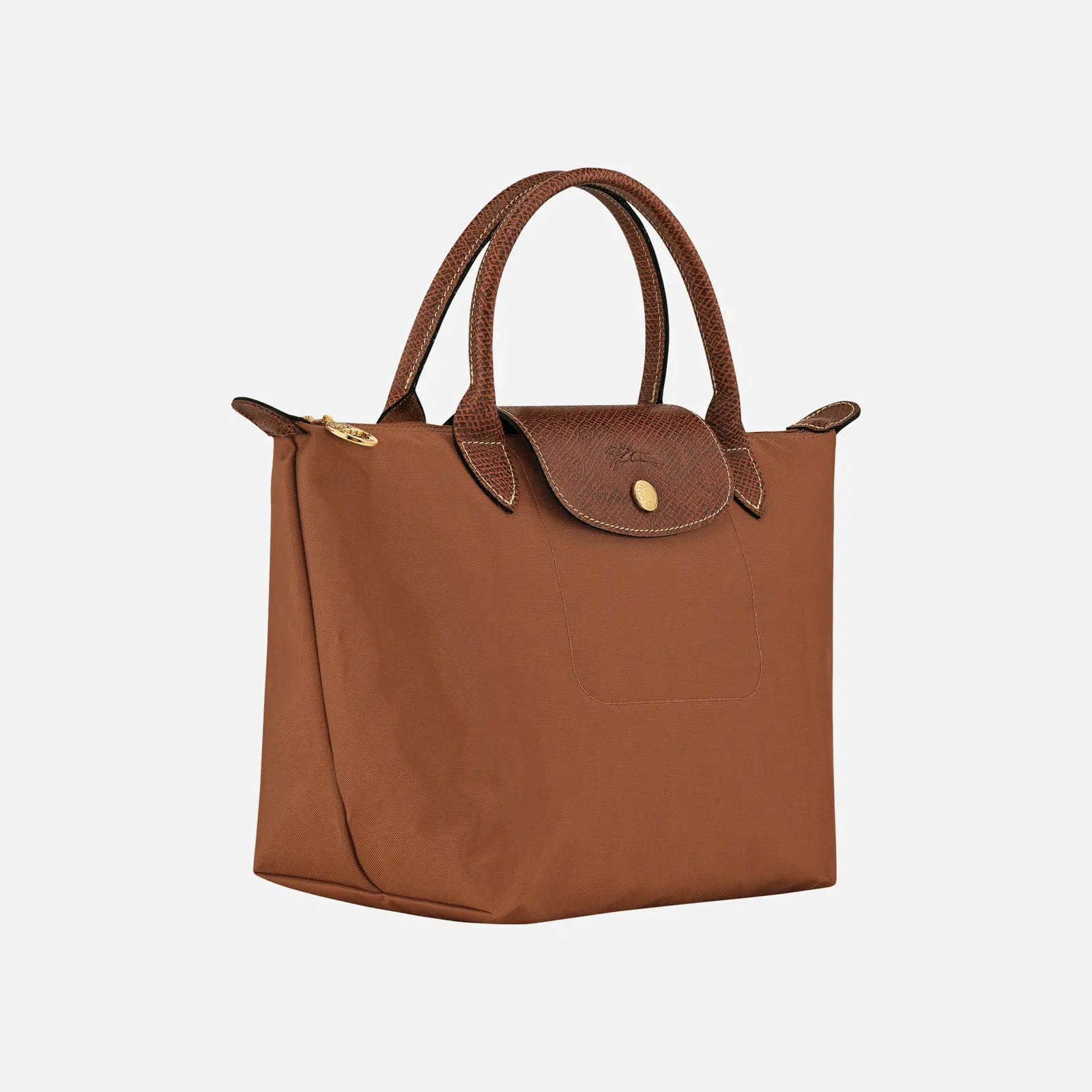 Longchamp Le Pliage Top Handle Bag S Cognac