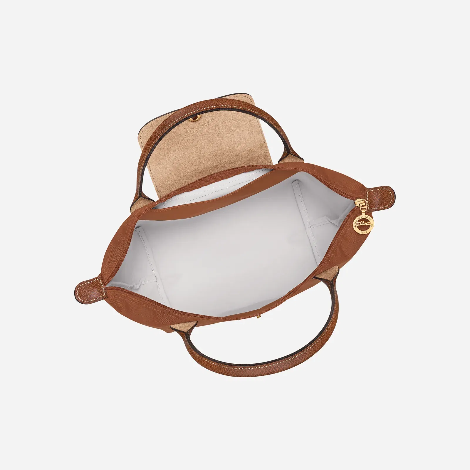 Longchamp Le Pliage Top Handle Bag S Cognac