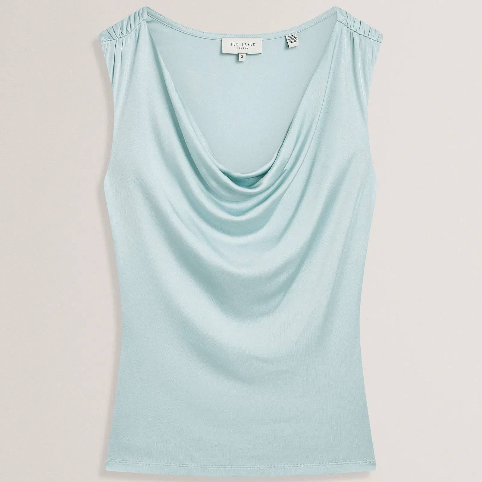 Ted Baker Cowl Neck Sleeveless Top