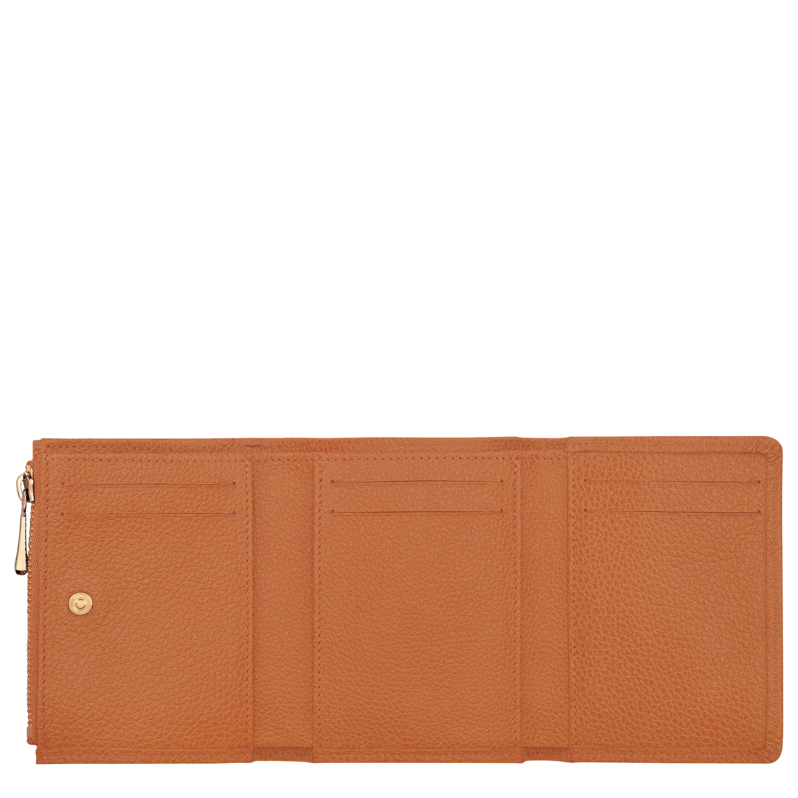 Longchamp Le Foulonné Compact wallet Amber