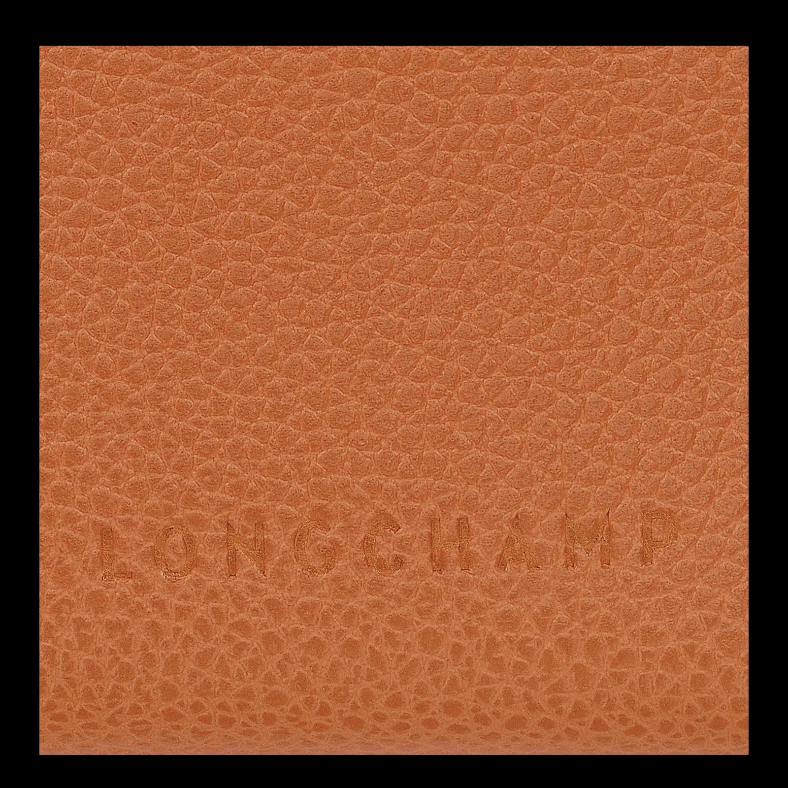 Longchamp Le Foulonné Compact wallet Amber