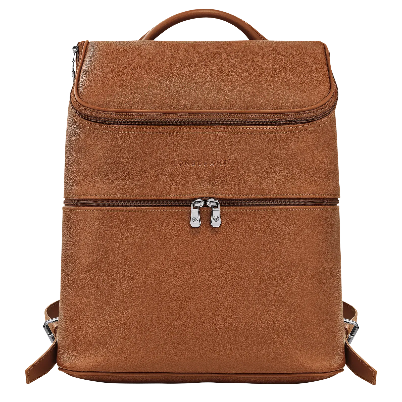 Longchamp Le Foulonné Backpack Caramel