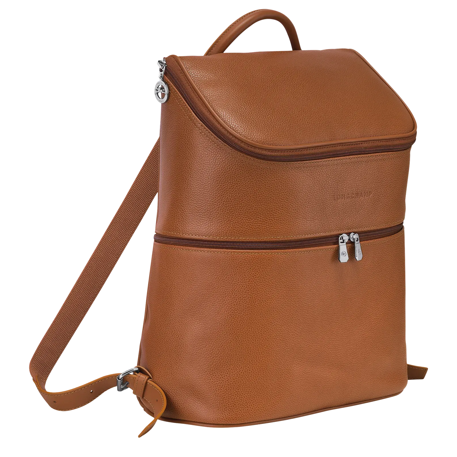 Longchamp Le Foulonné Backpack Caramel