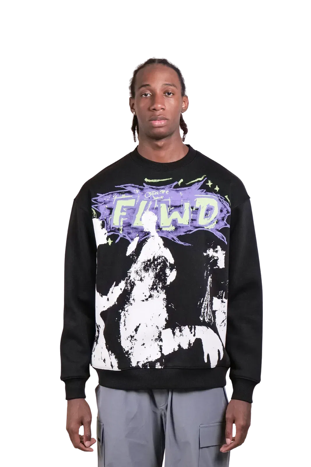 Spirits - Black Oversized Sweatshirt