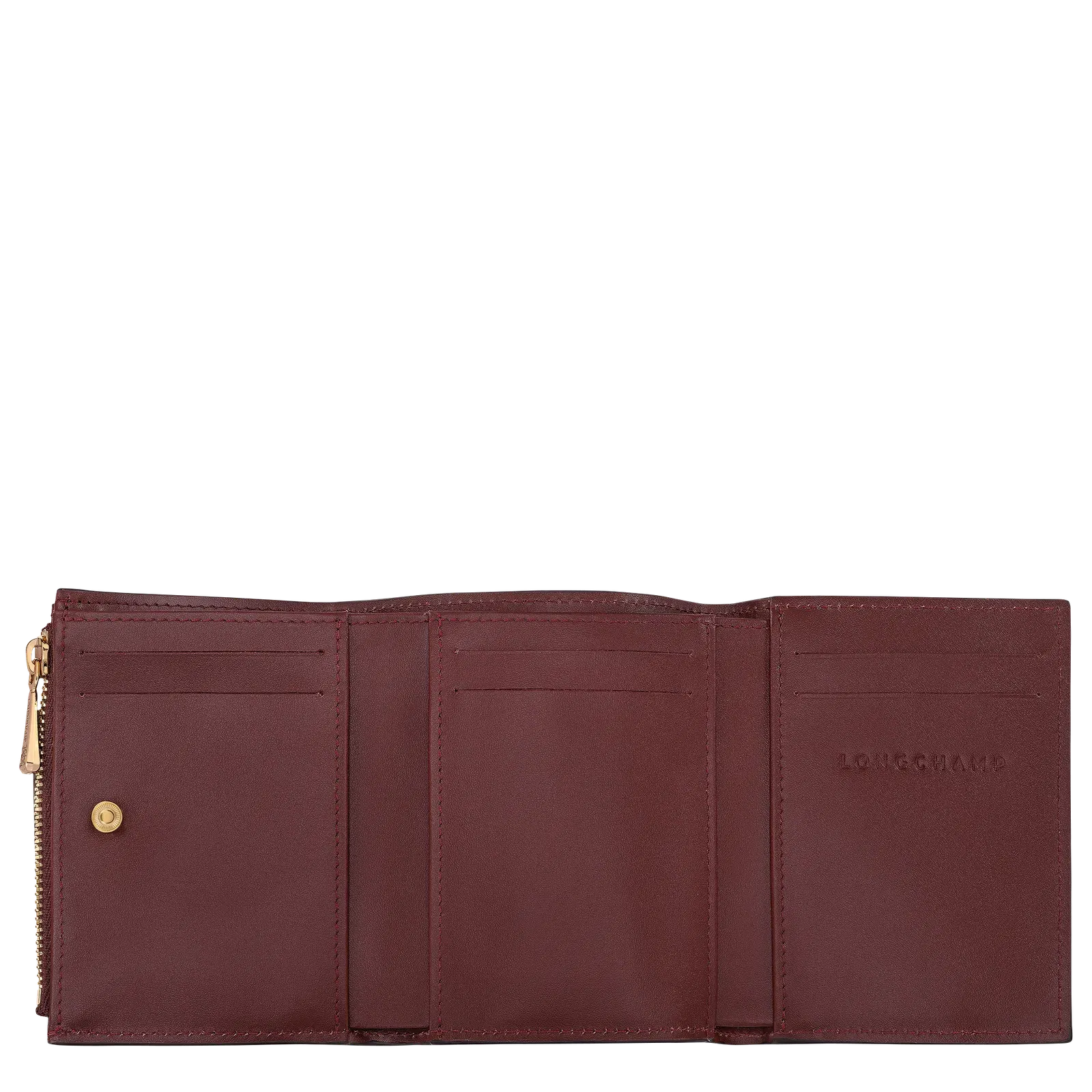 Longchamp Épure Compact wallet Burgundy