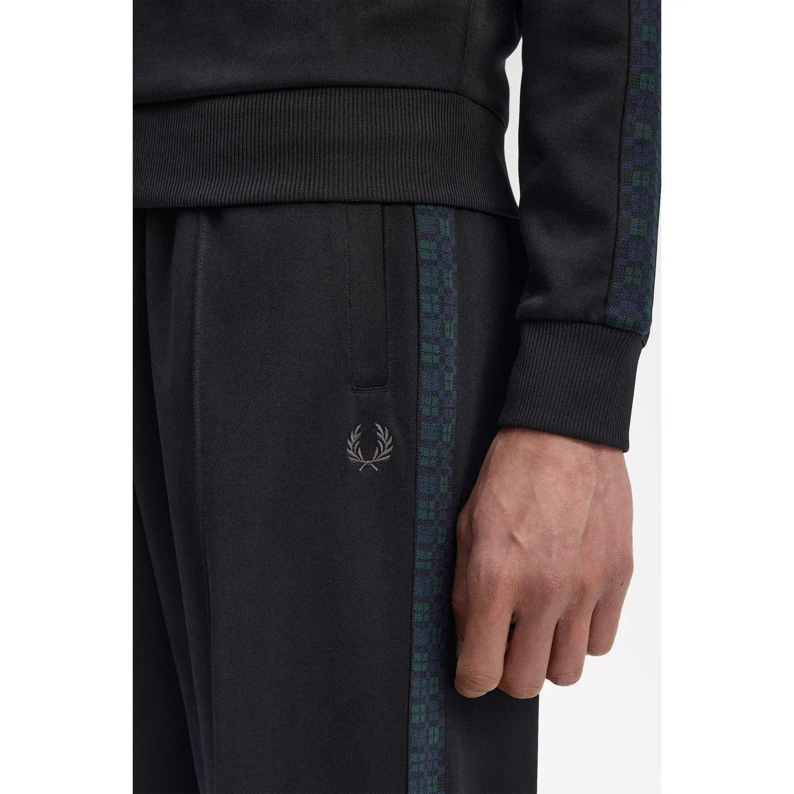 Blackwatch Open Hem Woven Tracksuit Joggers