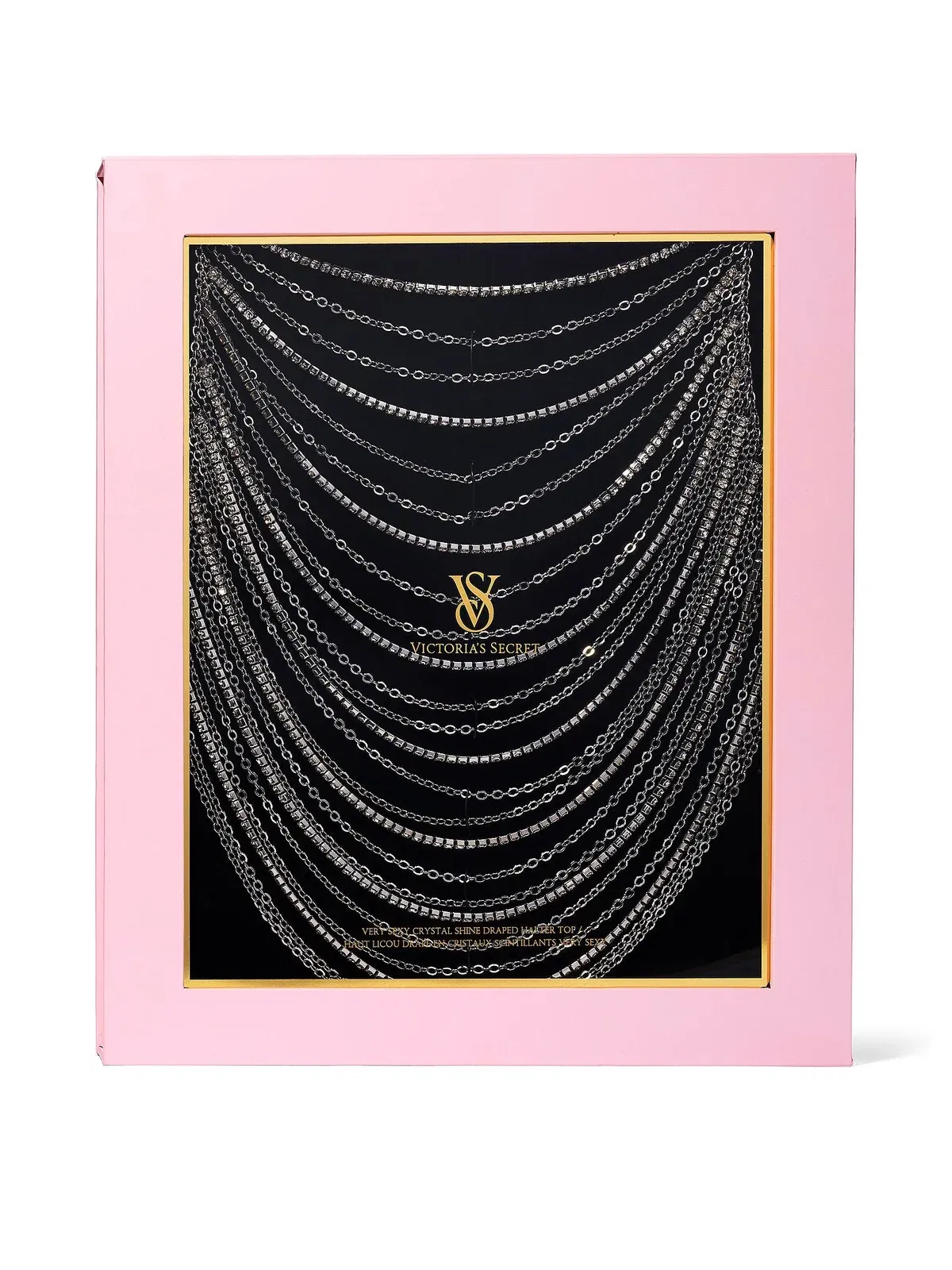 Crystal Shine Draped Body Jewelry