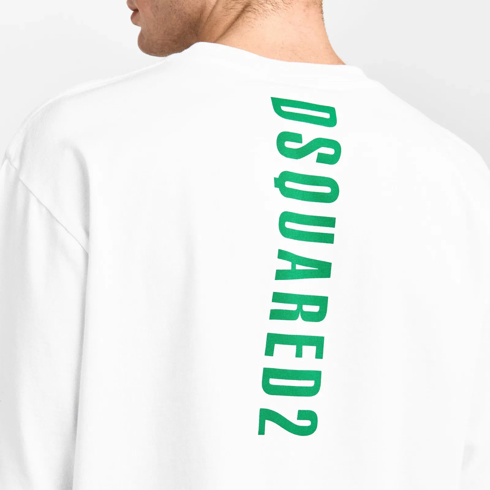 DSQ Bk Logo Oversized T-Shirt