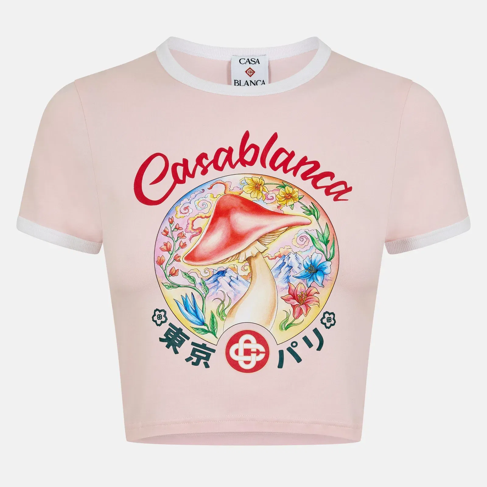 Mushroom Fitted Baby T-Shirt