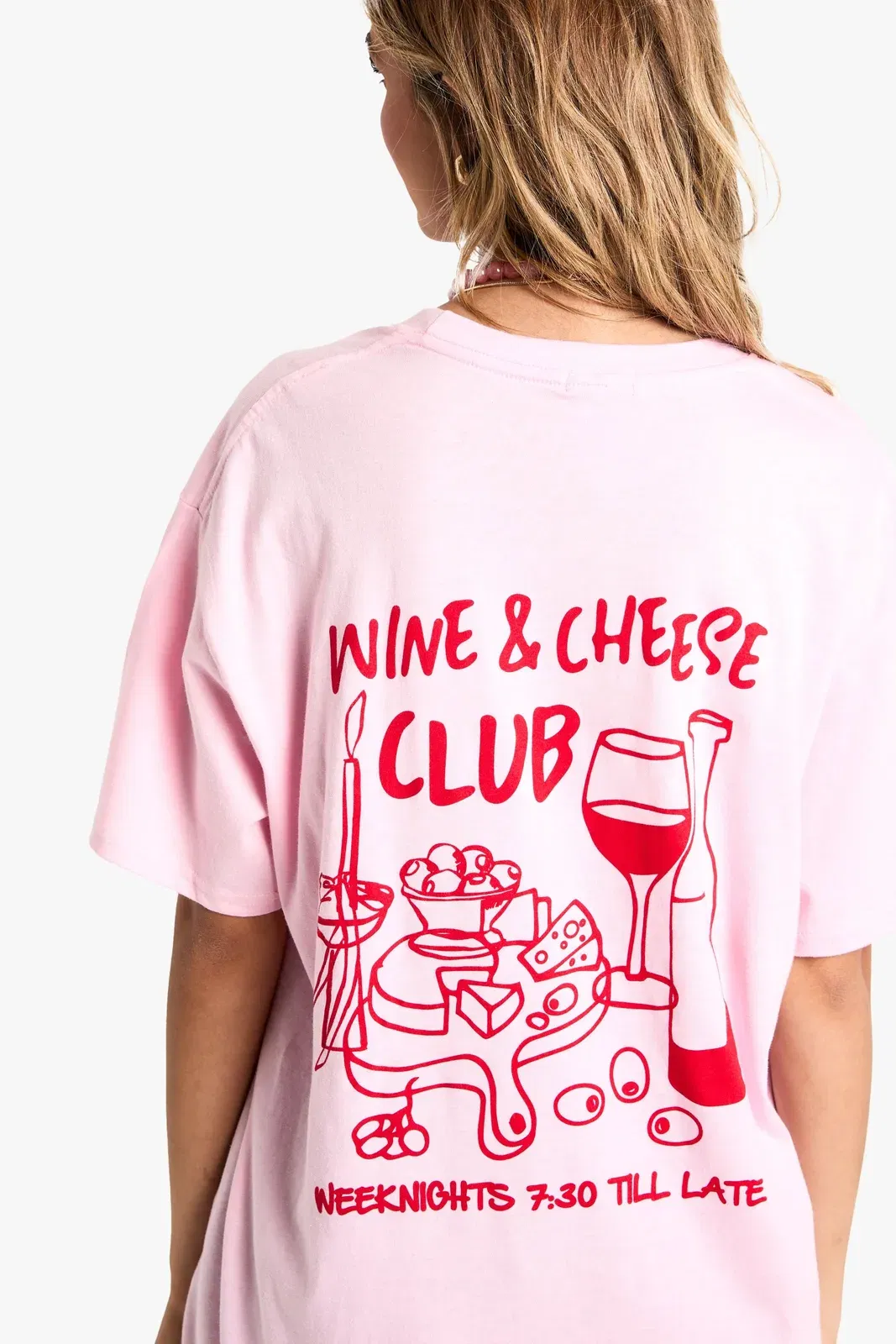 Wine Club Oversized T-shirt
