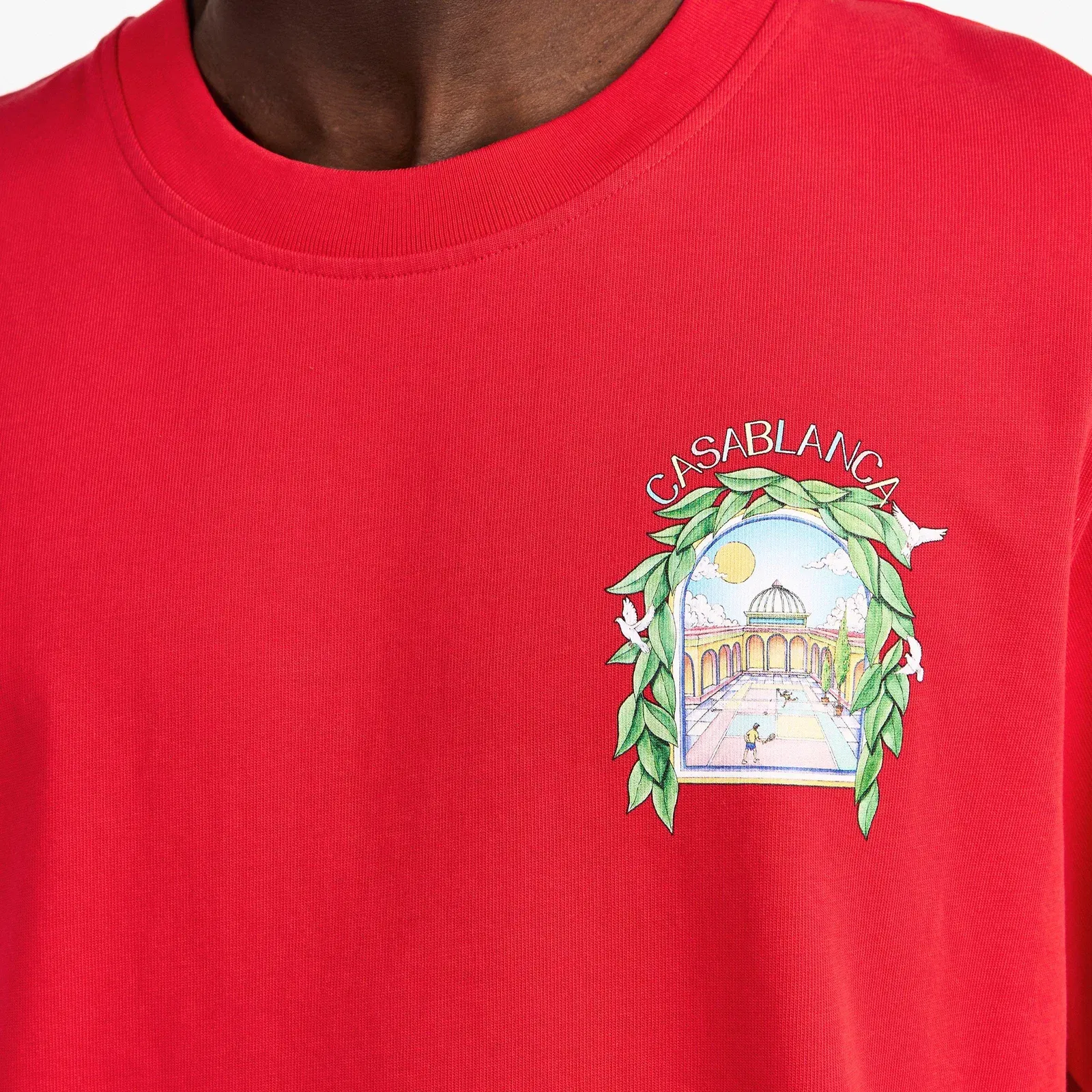 Graphic Cotton L'Arche Tennis Club T-Shirt