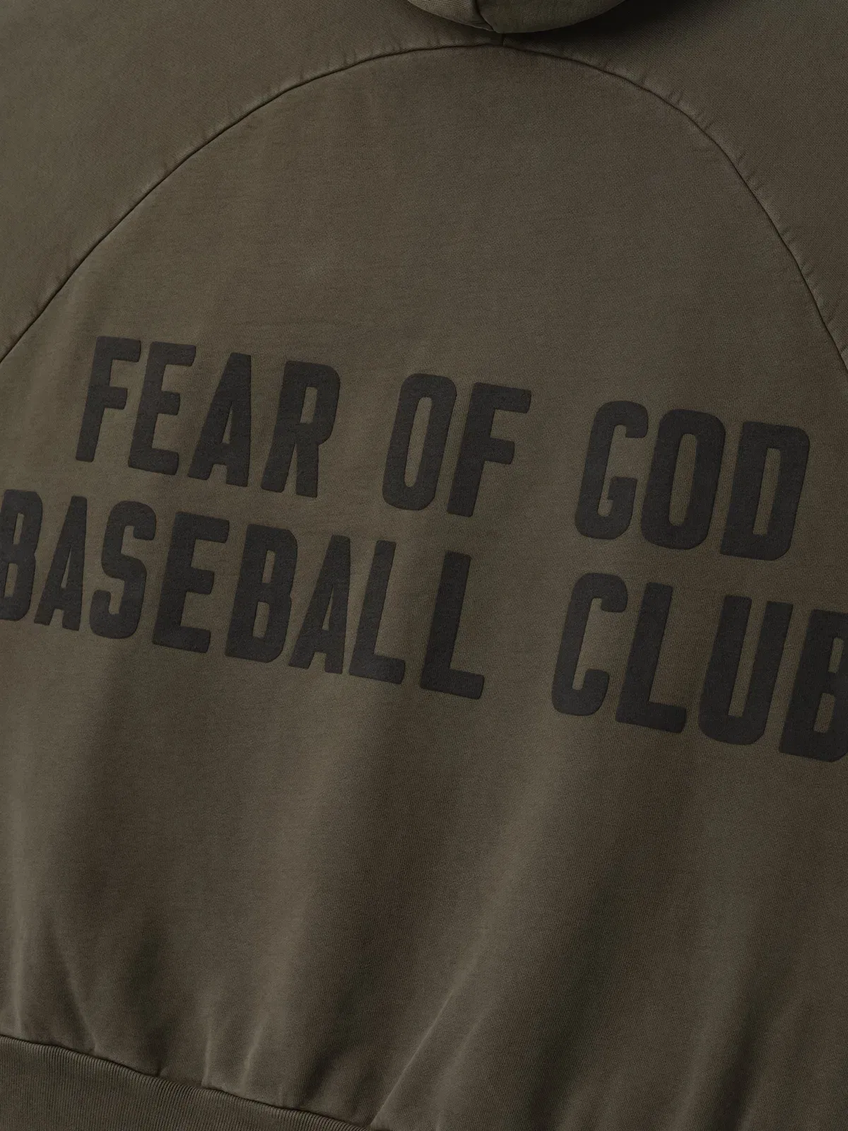 Essentials Baseball Club Half Zip Hoodie Faded Brown