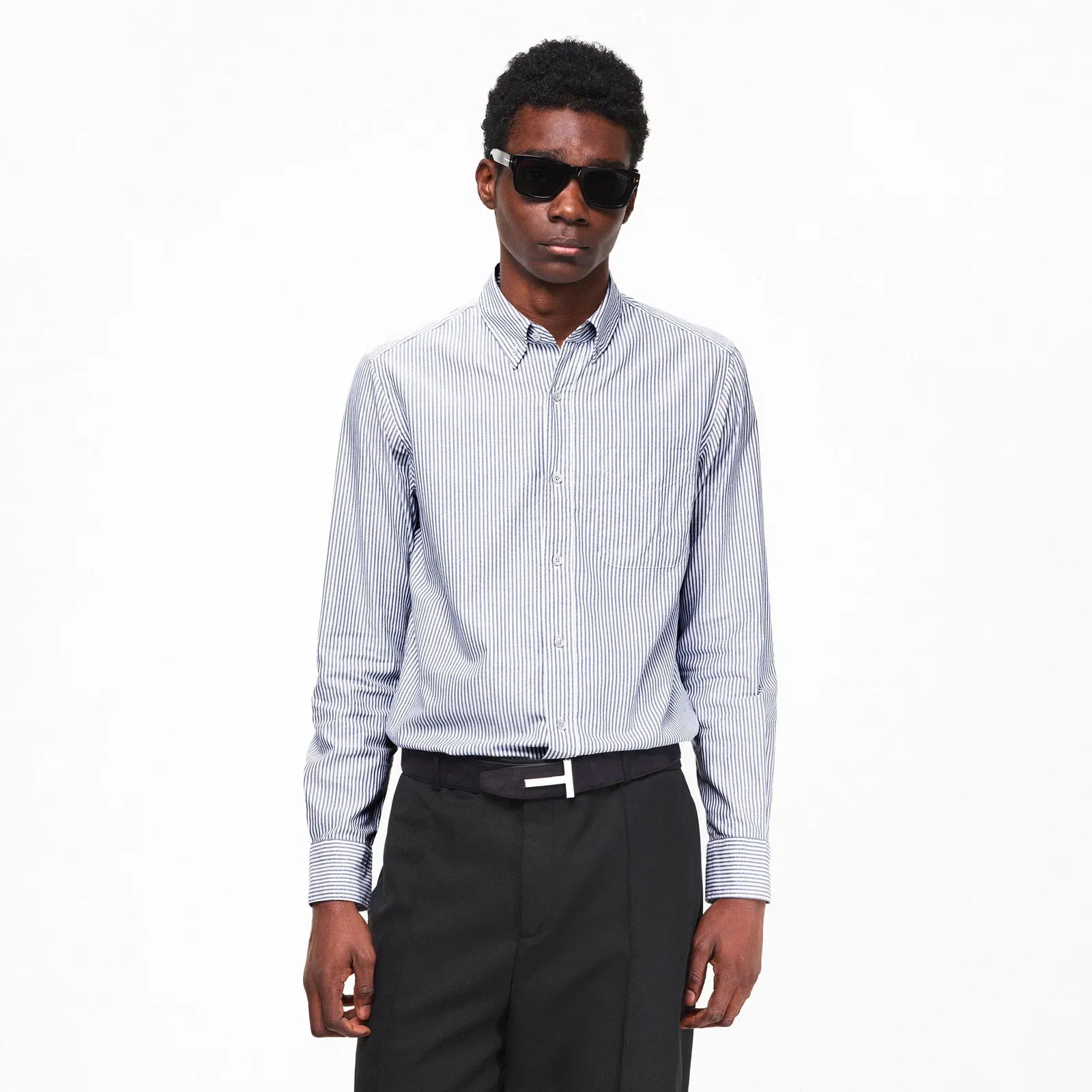 Pinstripe Oxford Shirt