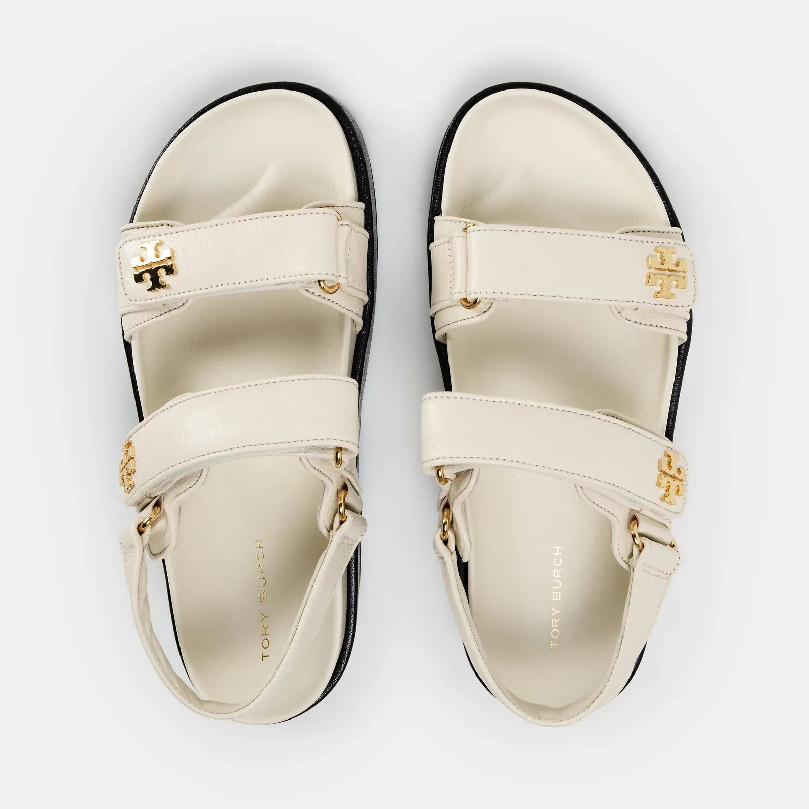 Kira Leather Flat Sandals