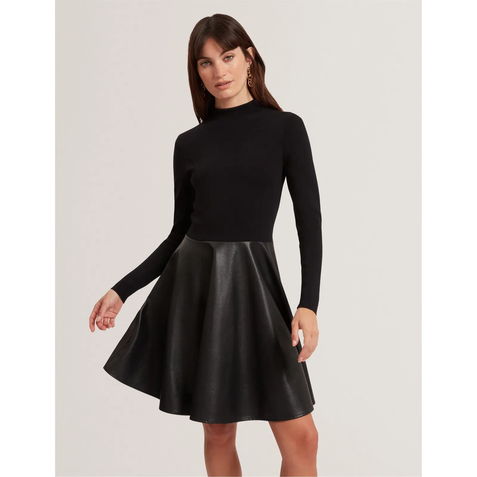 Faux Mini Dress