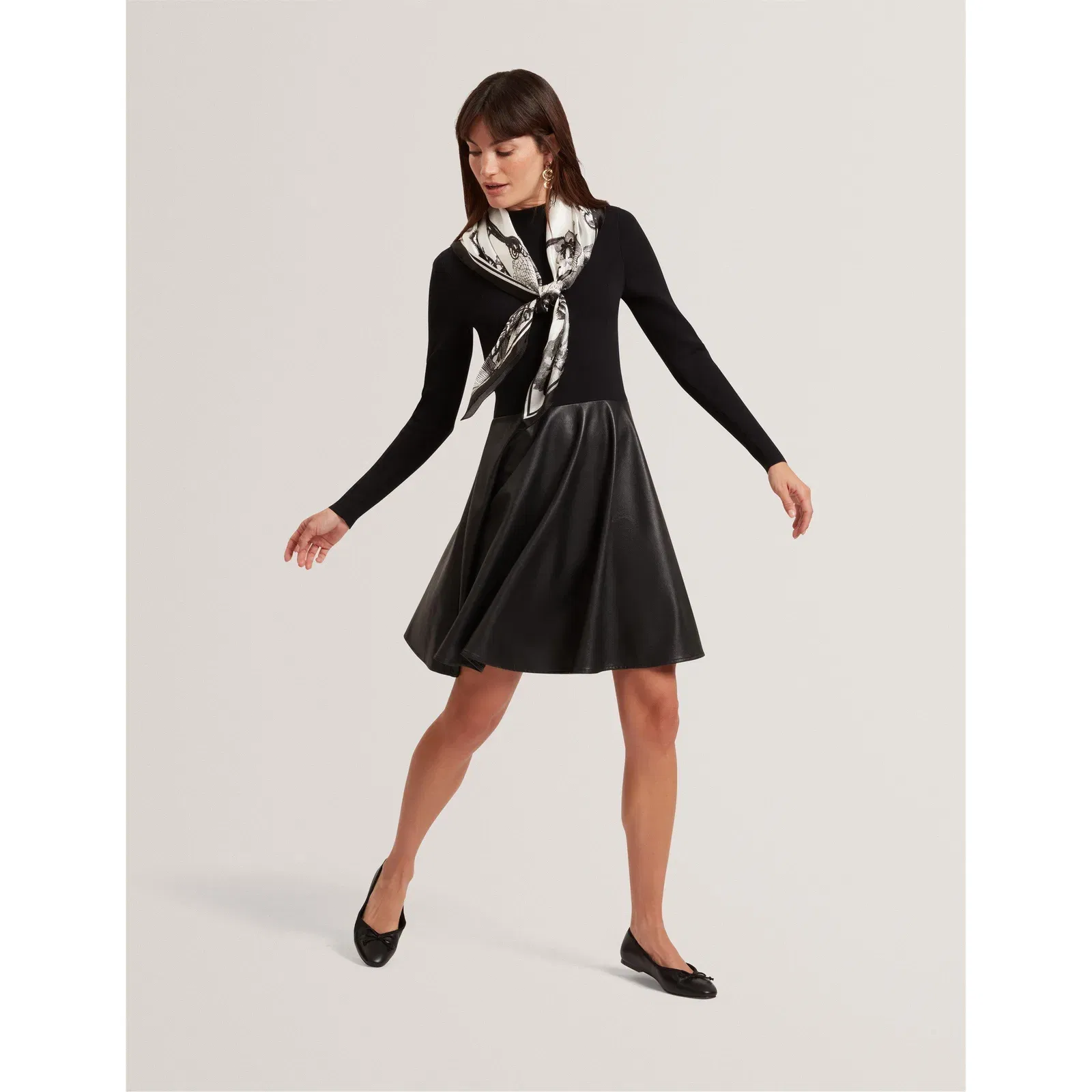 Faux Mini Dress