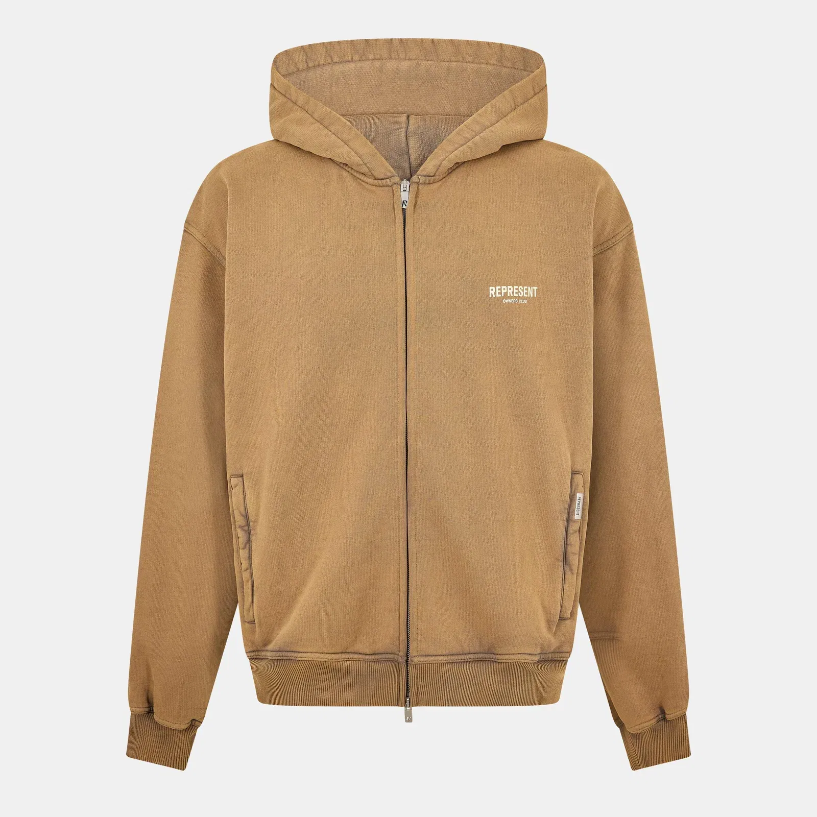 Rep Owners Club Zipped Hoodie, Bold Logo
