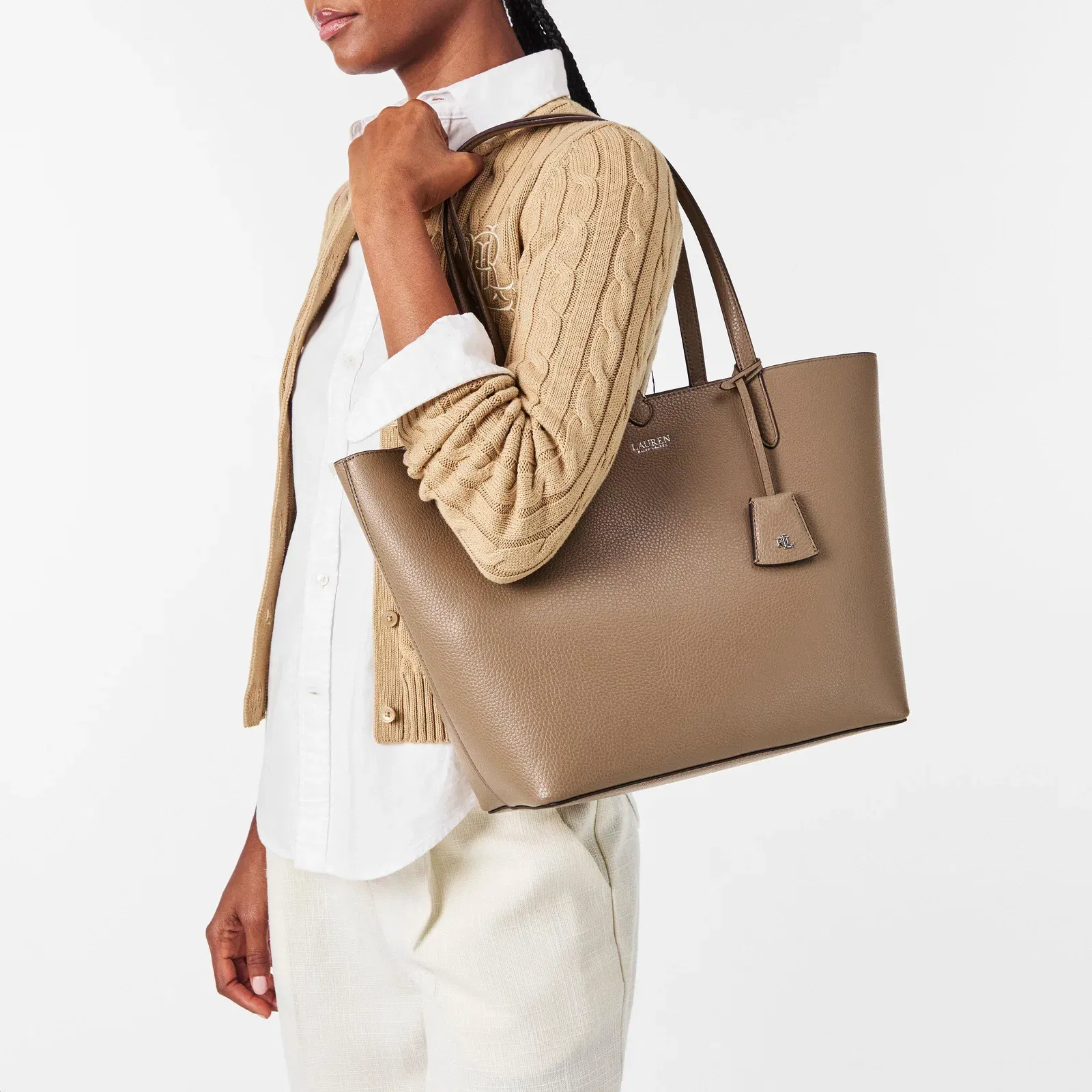 Reversible Leather Tote Bag
