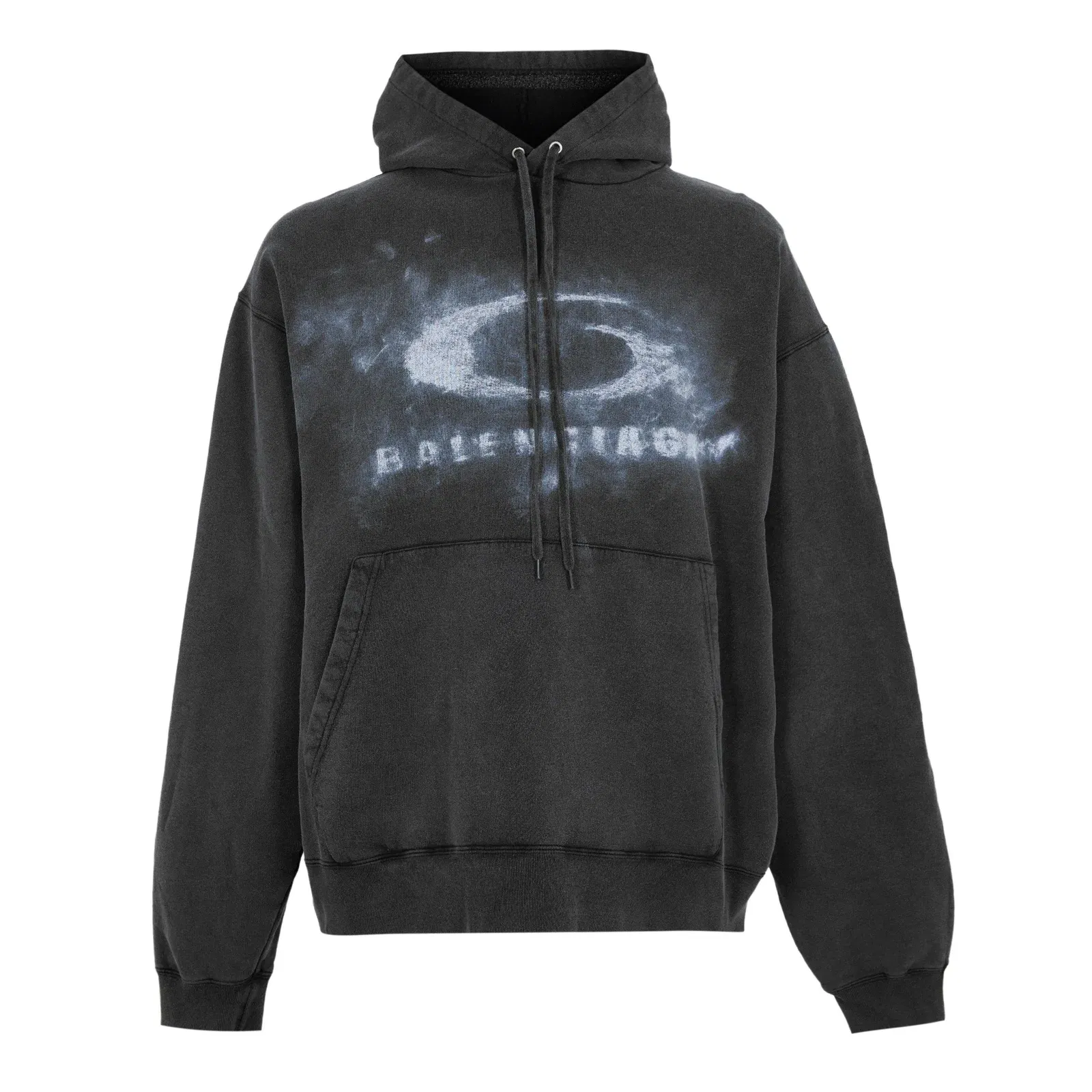 Bal Washed Logo Pull Over Hoodie