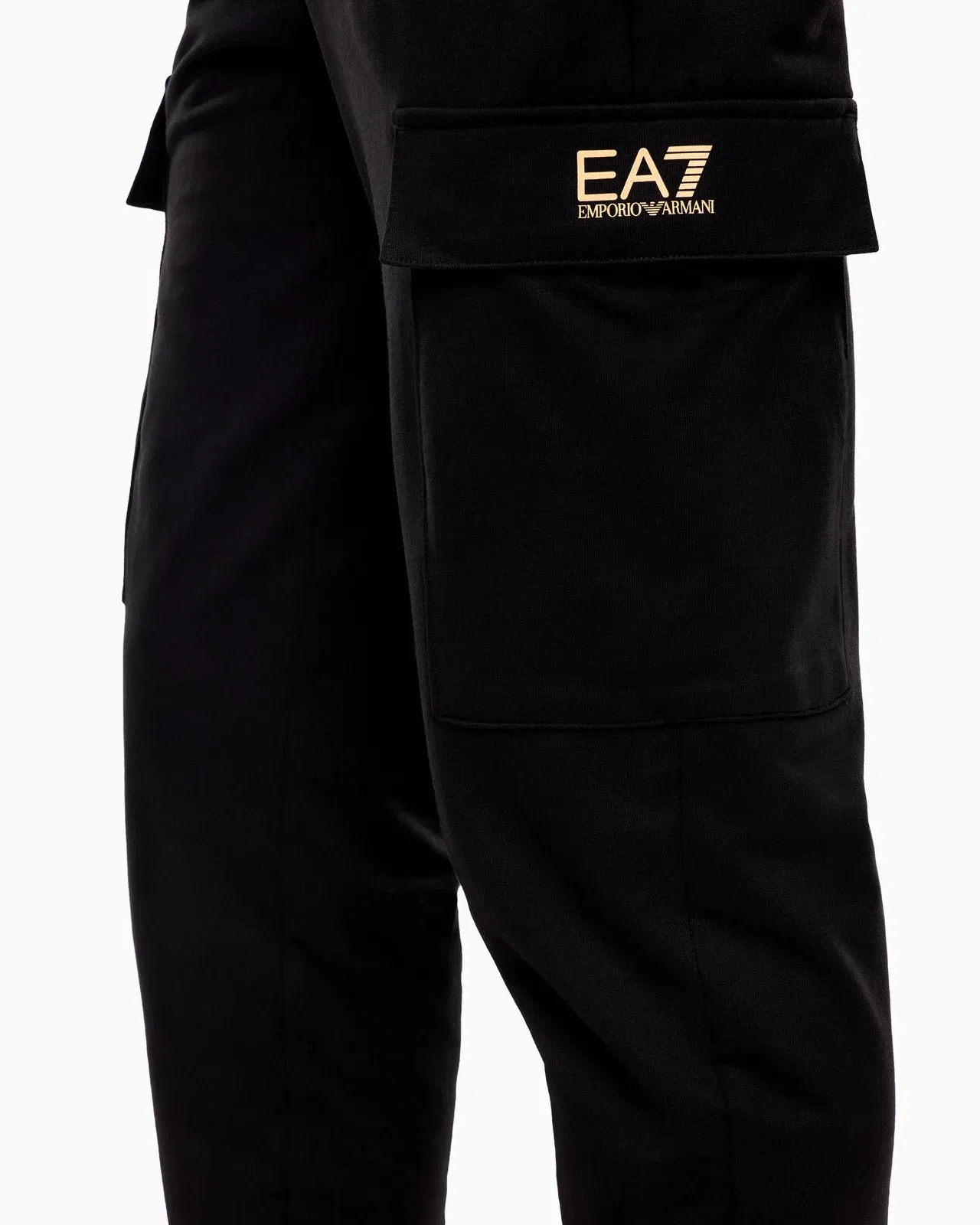 EA7 Utility trousers Core Identity in cotton with cargo pockets