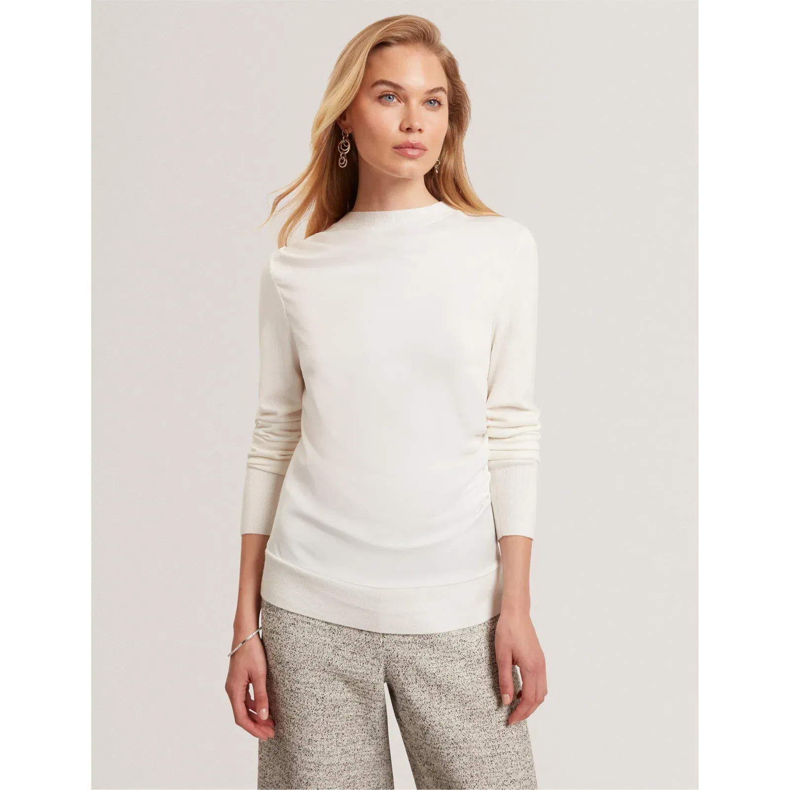 Woven Front Top