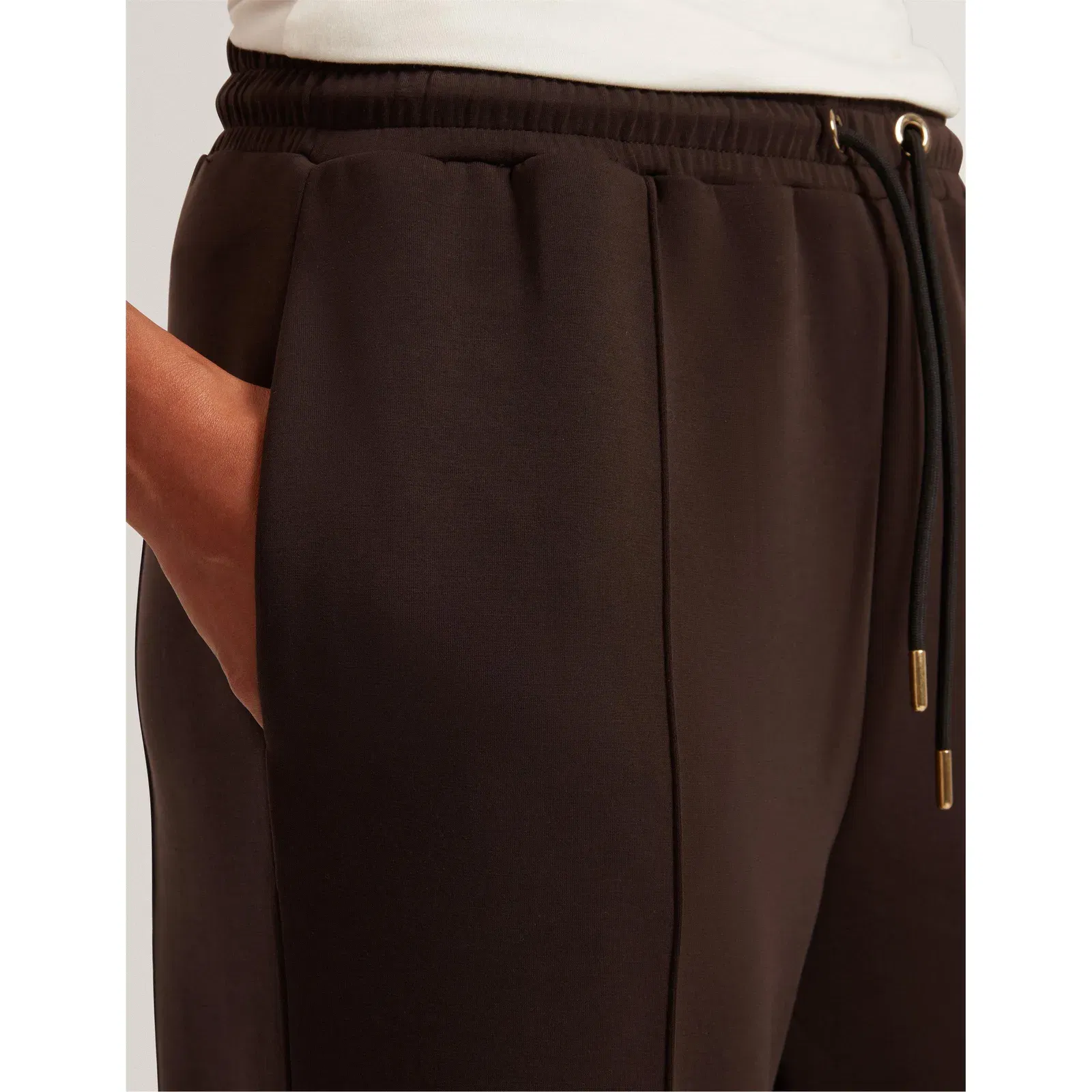Split Open Hem Jersey Joggers