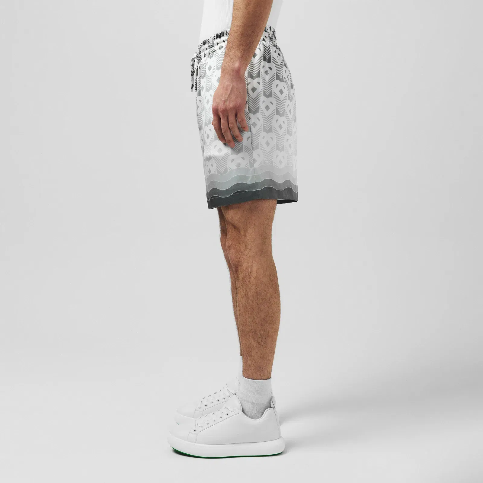 Monogram Silk Shorts
