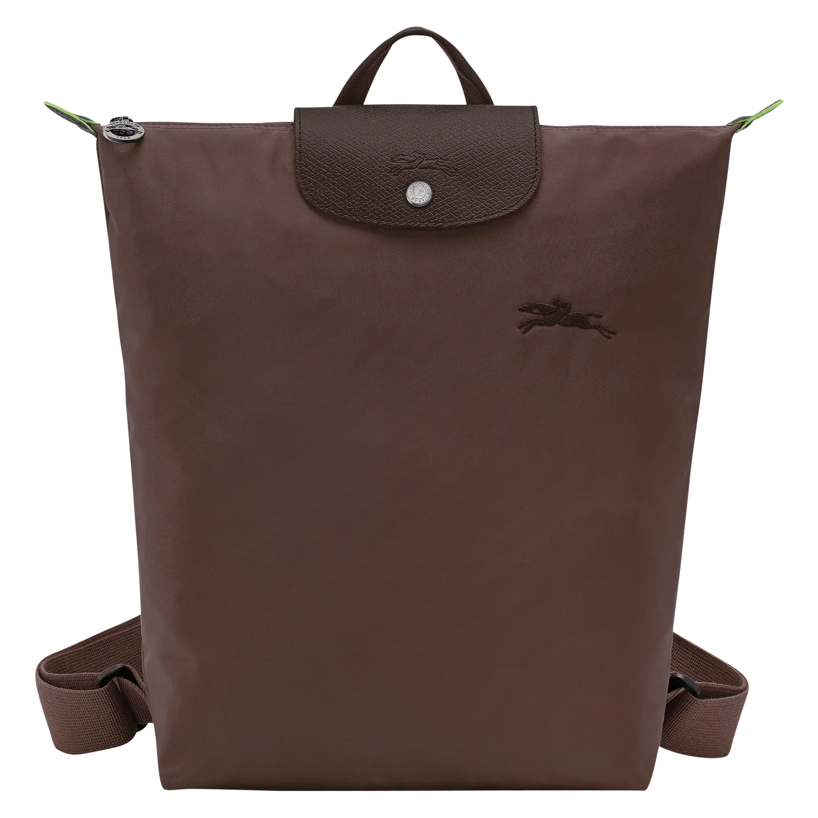 Longchamp Le Pliage Green M Backpack Mocha
