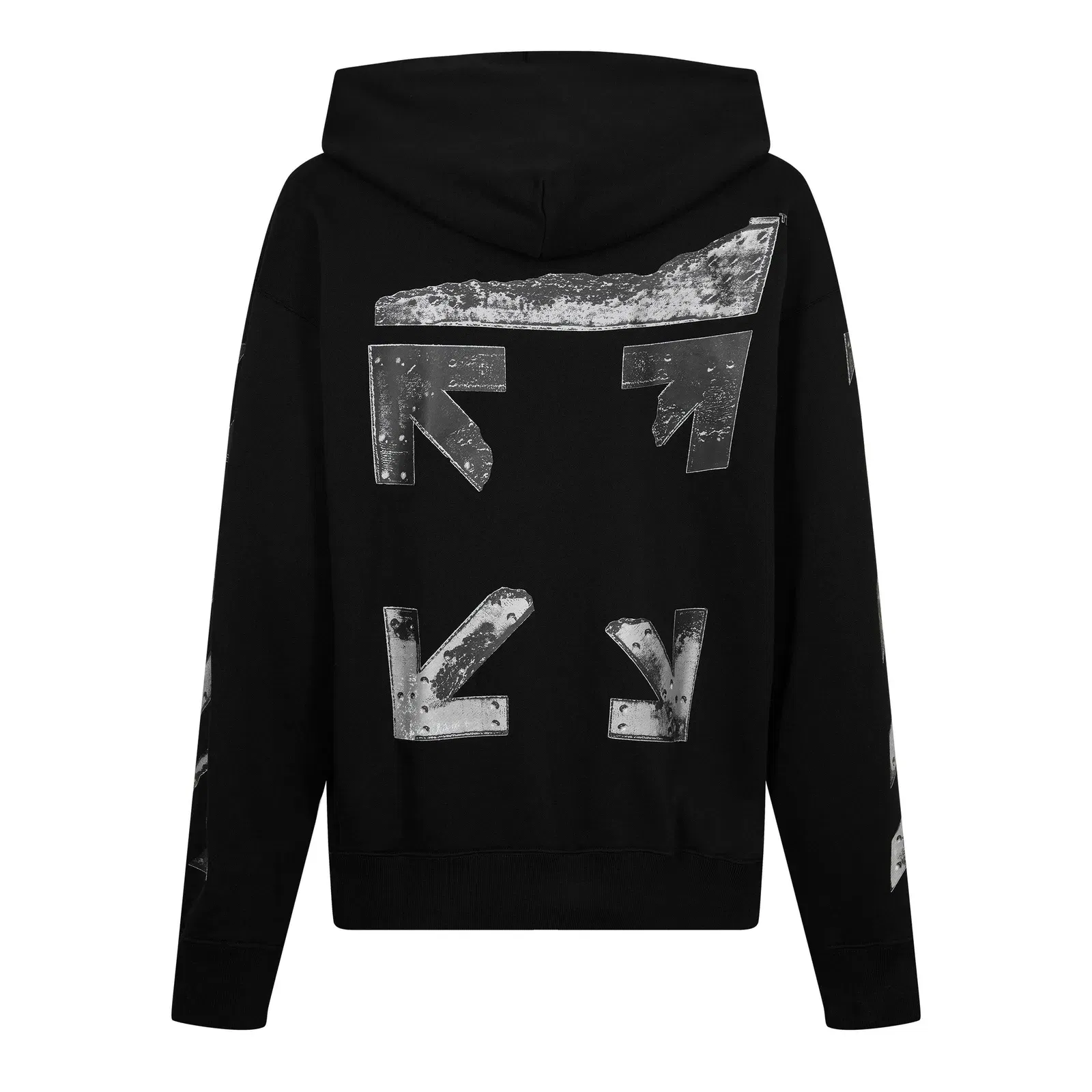 Metal Arrow Zip Hoodie