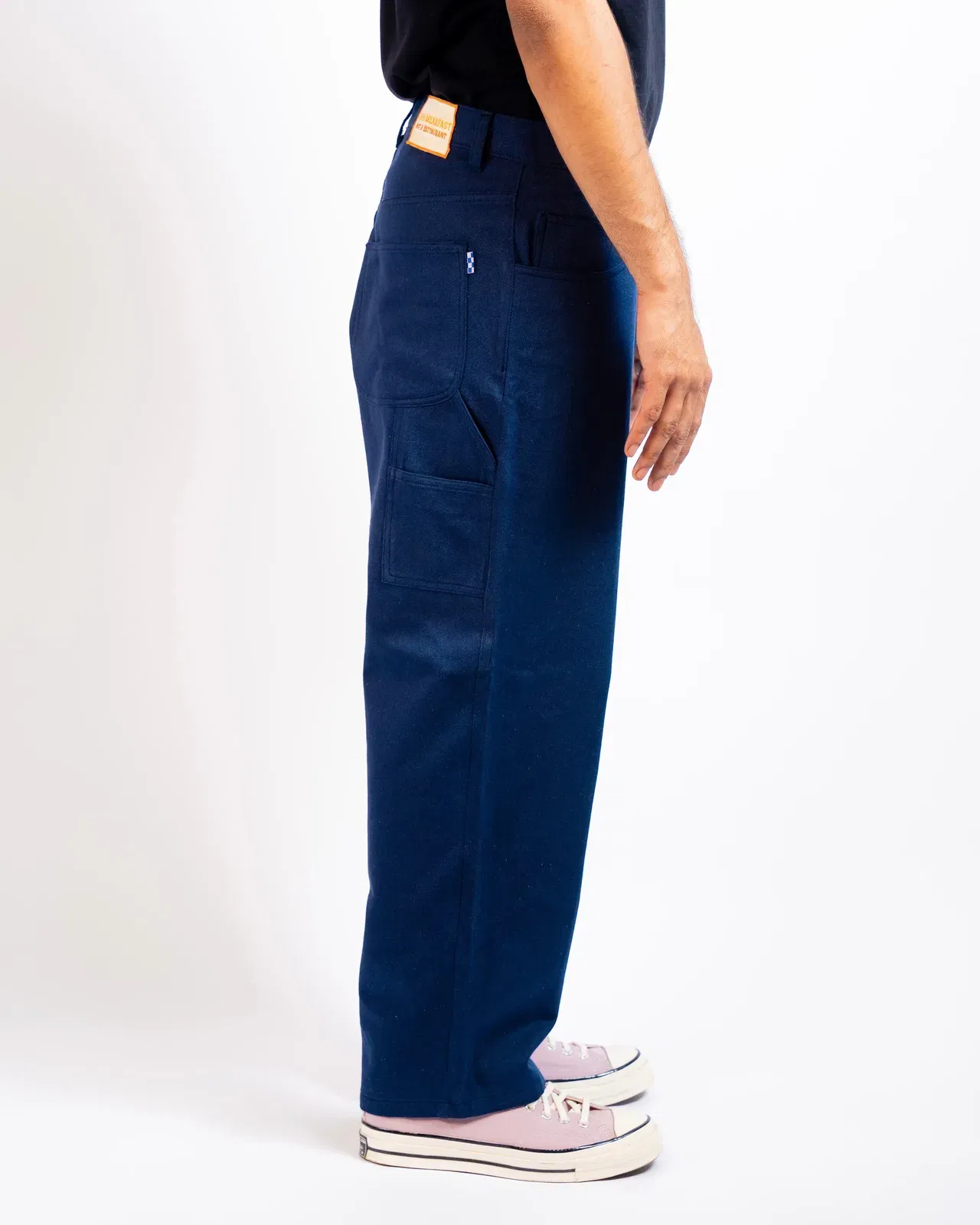 Handloom Work Pants - Blue
