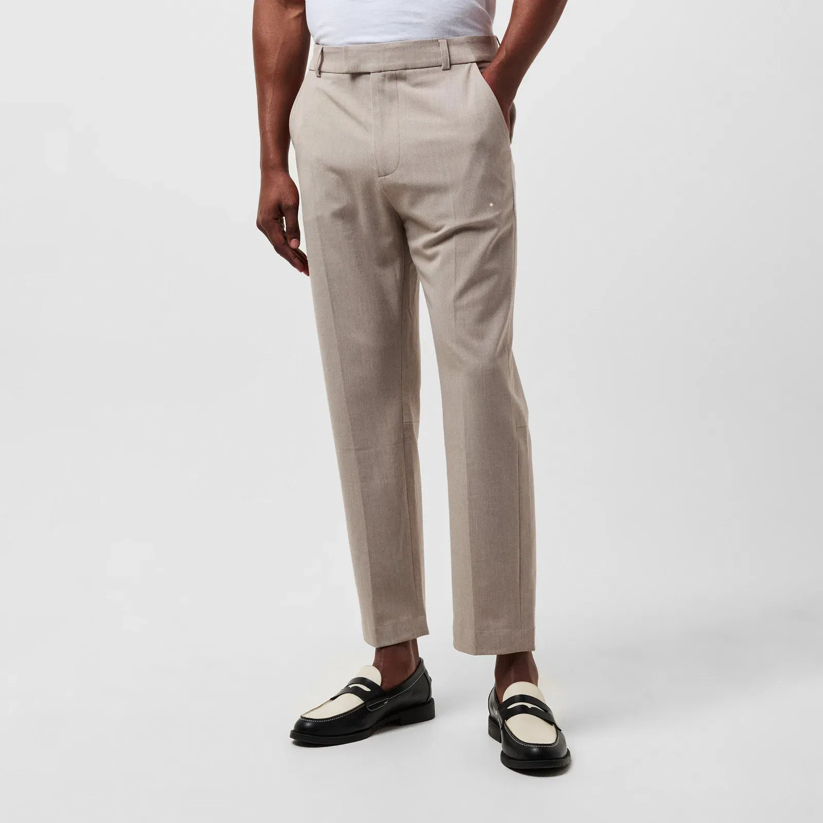 Straight Leg Tailored Trousers