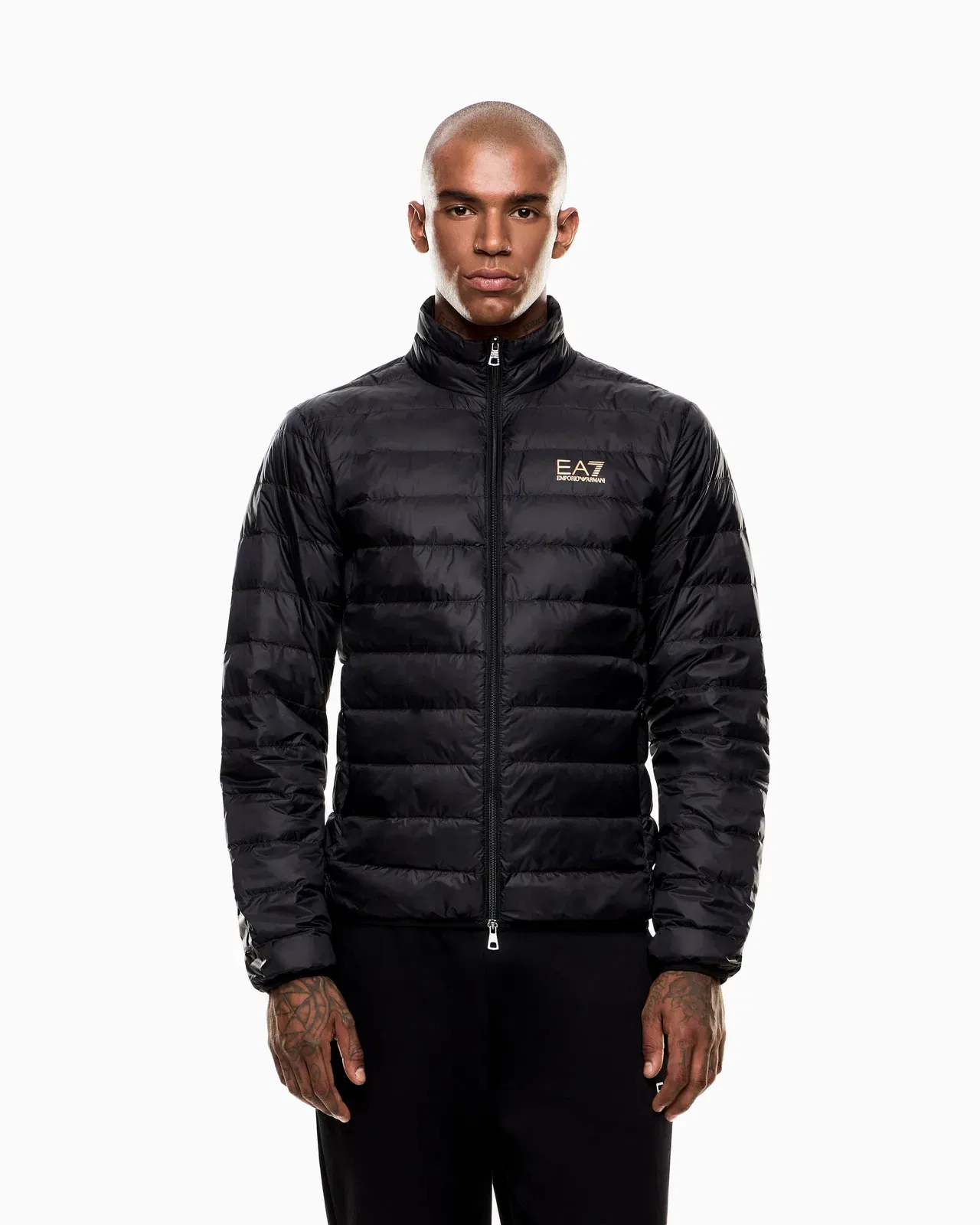EA7 Packable down jacket with front zip Core Identity