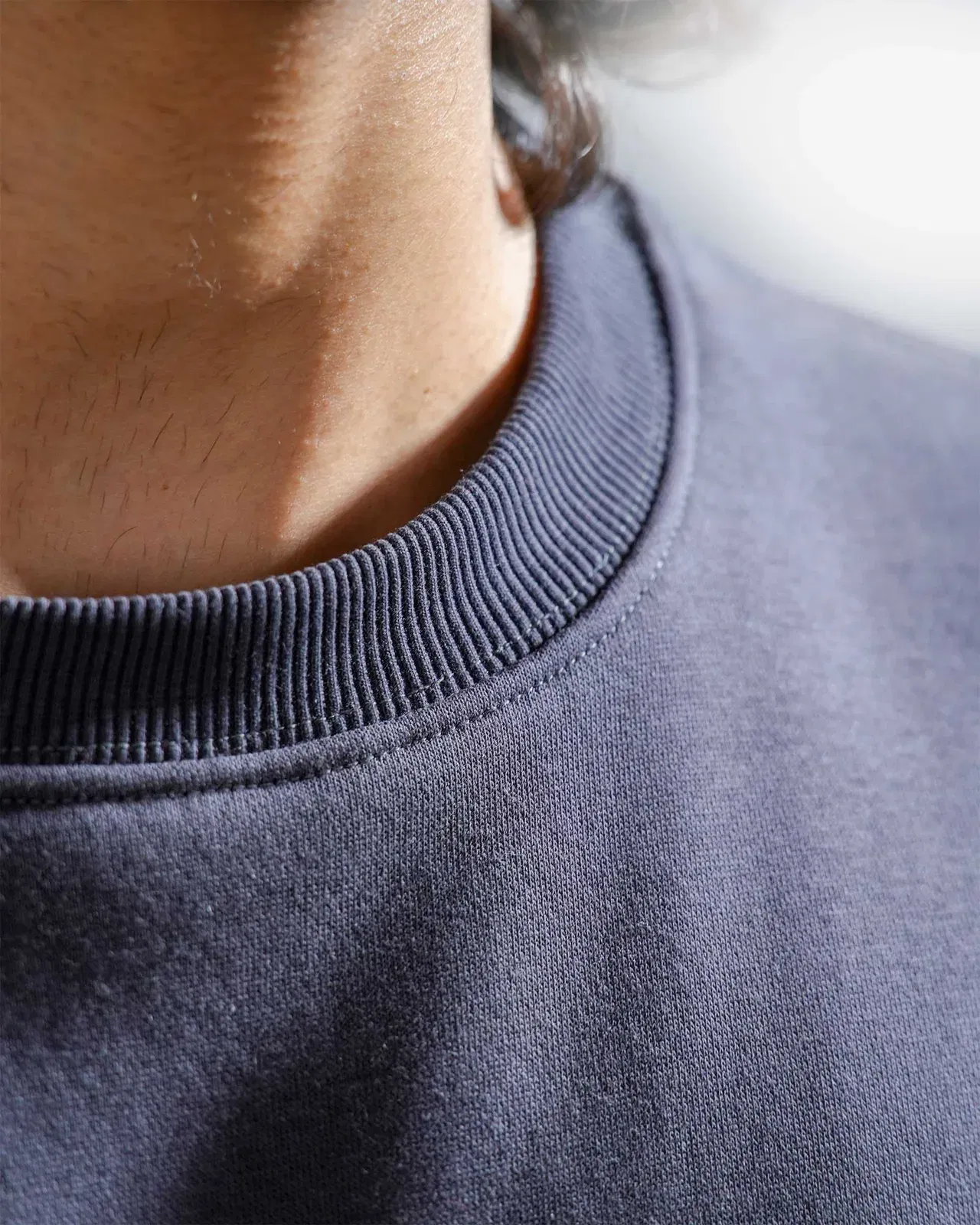 Diabolical - Gray Embroidered Oversized Sweatshirt
