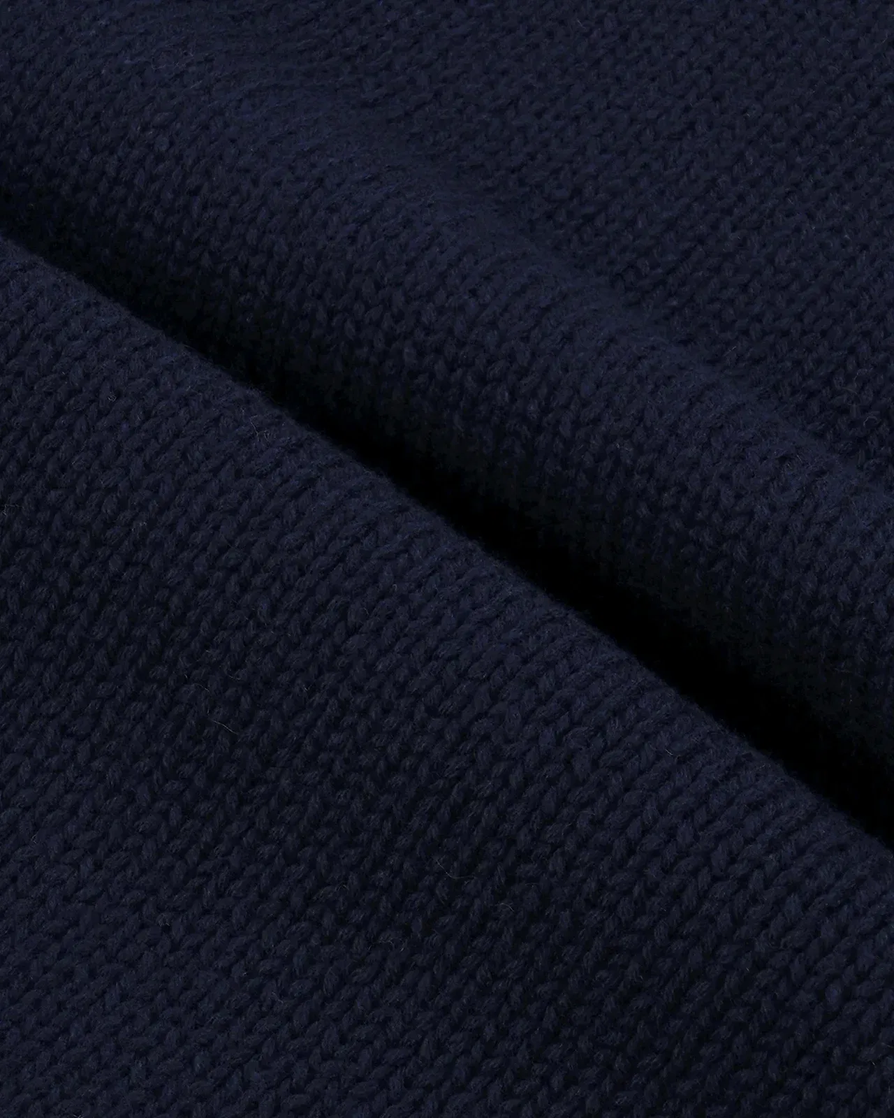 S&R Nautical Knitted Turtleneck - Navy