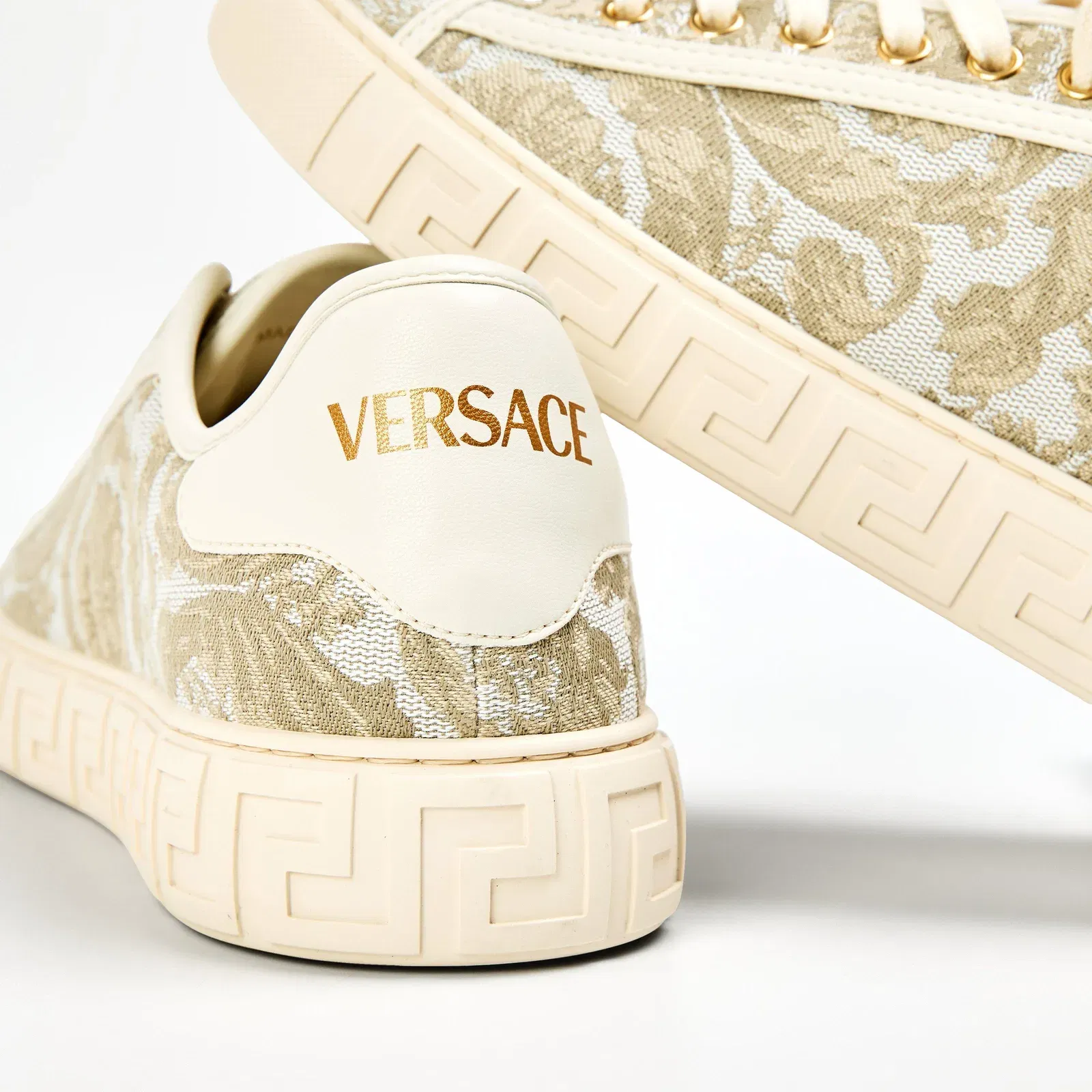 Pattern Cushioned Low-Top Trainers