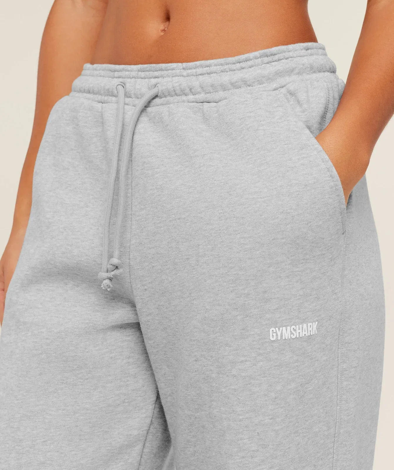 Gymshark Cosy Luxe Straight Leg Tall Joggers - Bros Soft Grey Marl