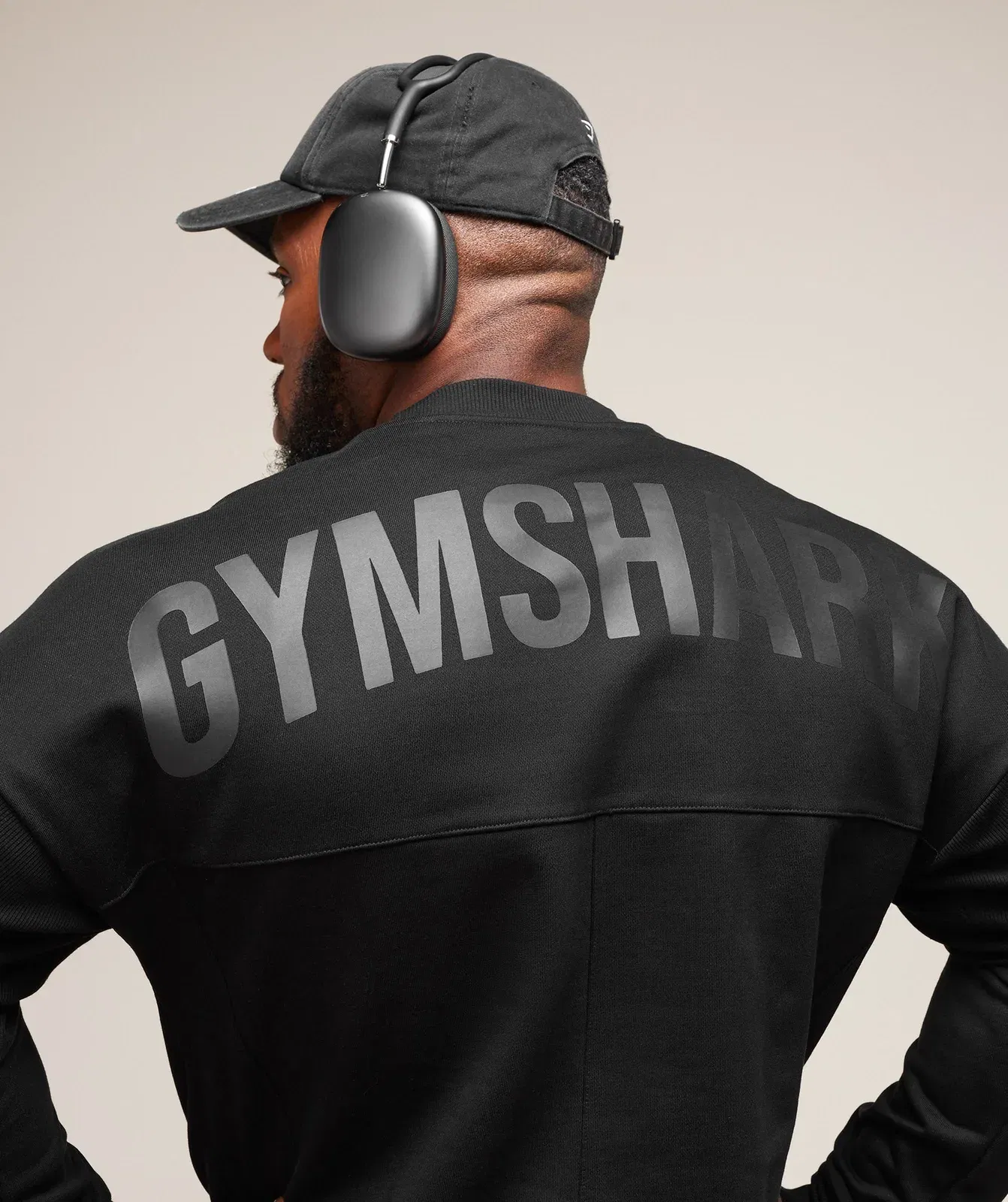Gymshark Premium Power Crew - Black