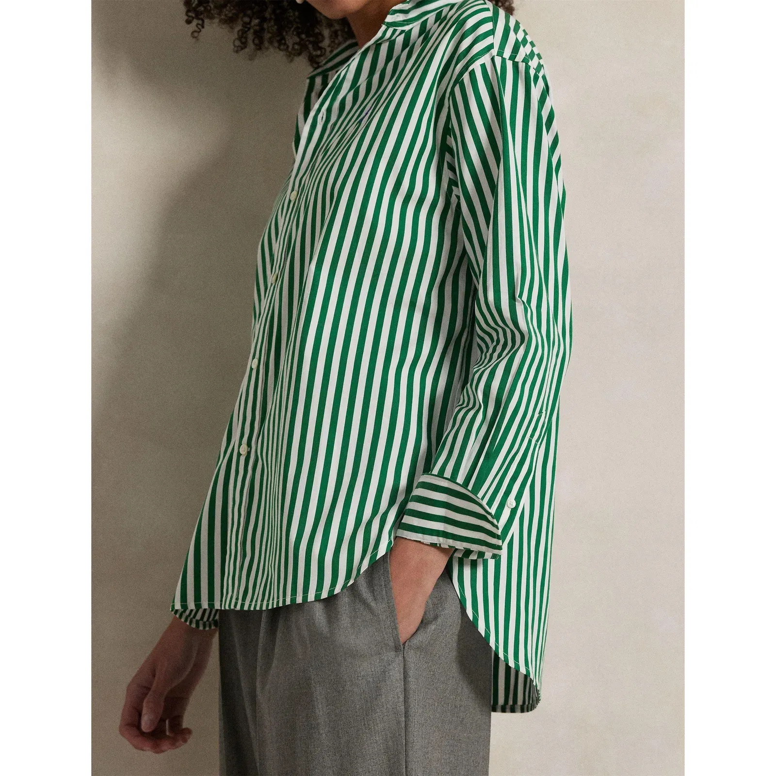 Stripe Long Sleeve Patterned Shirt