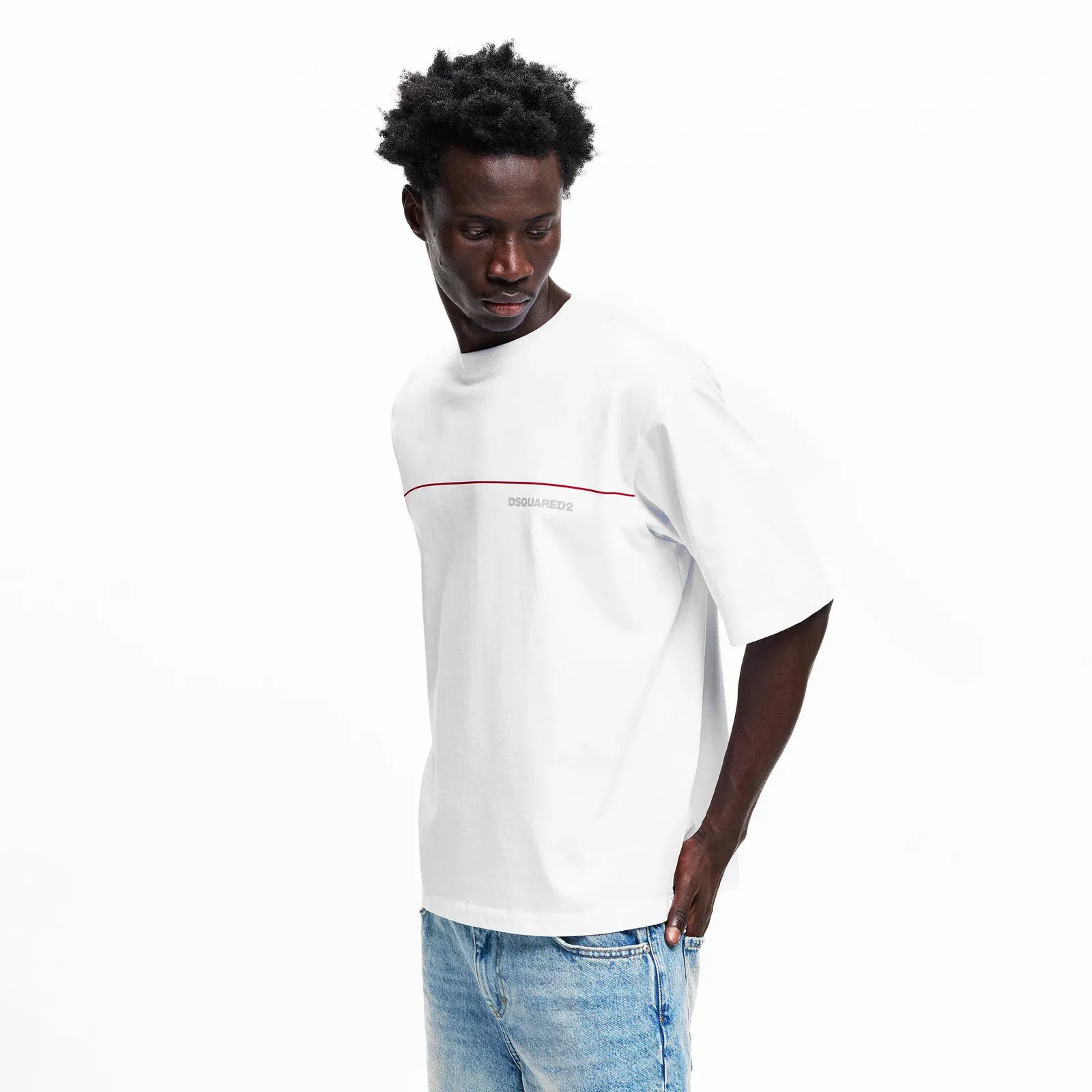 DSQ Line Oversized T-Shirt