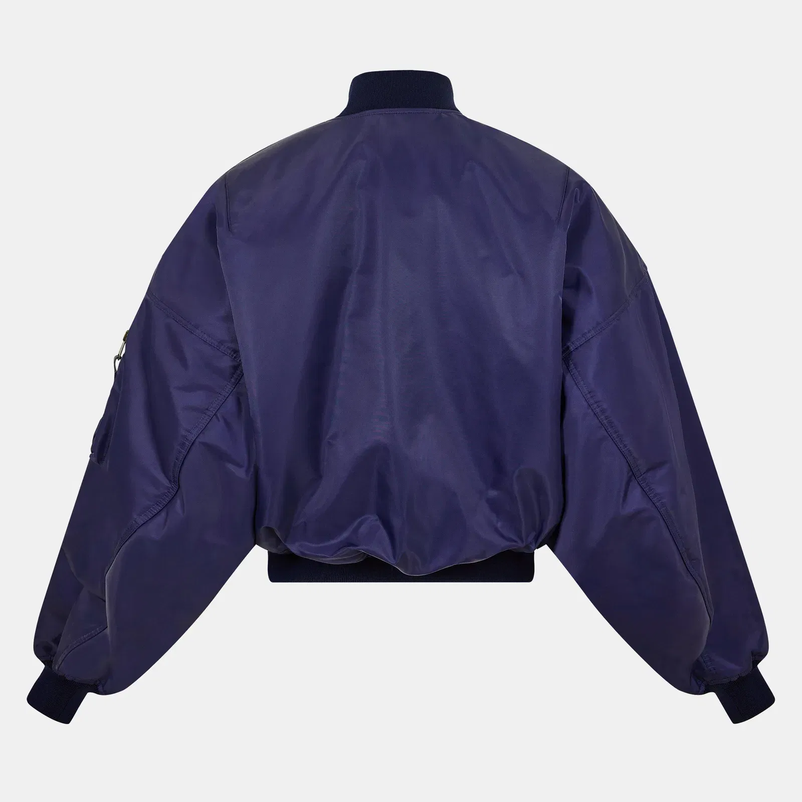 Round Bomber Long Sleeve Zip Parka