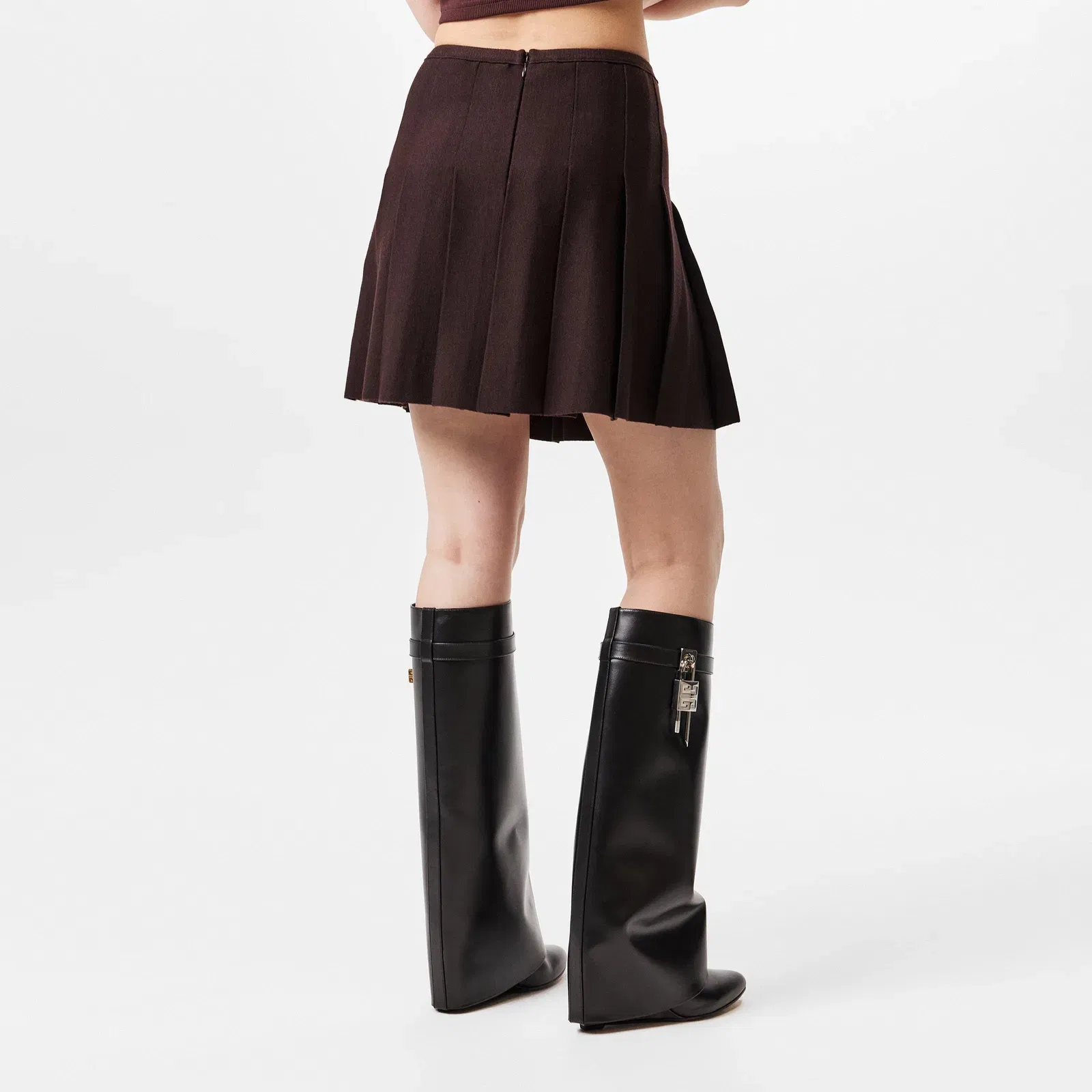 Pleated Mini Skirt