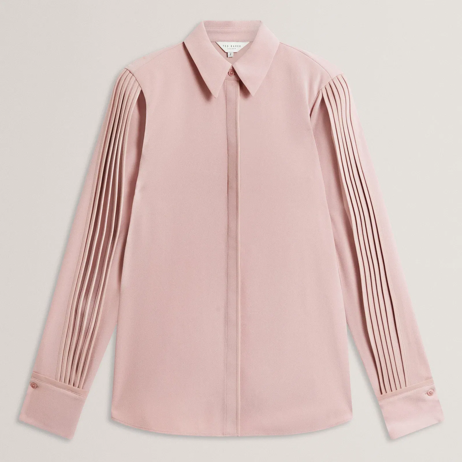 Ted Baker Piping Detail Relaxed Long Sleeve Shirt